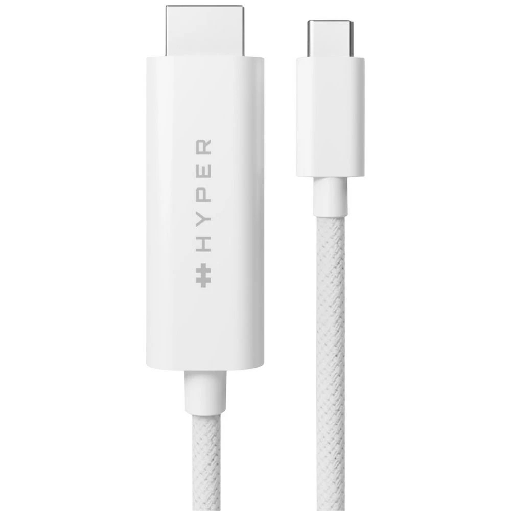 1 HyperDrive USB-C to HDMI 4K60Hz Cable 2.5m White, 1 of 8