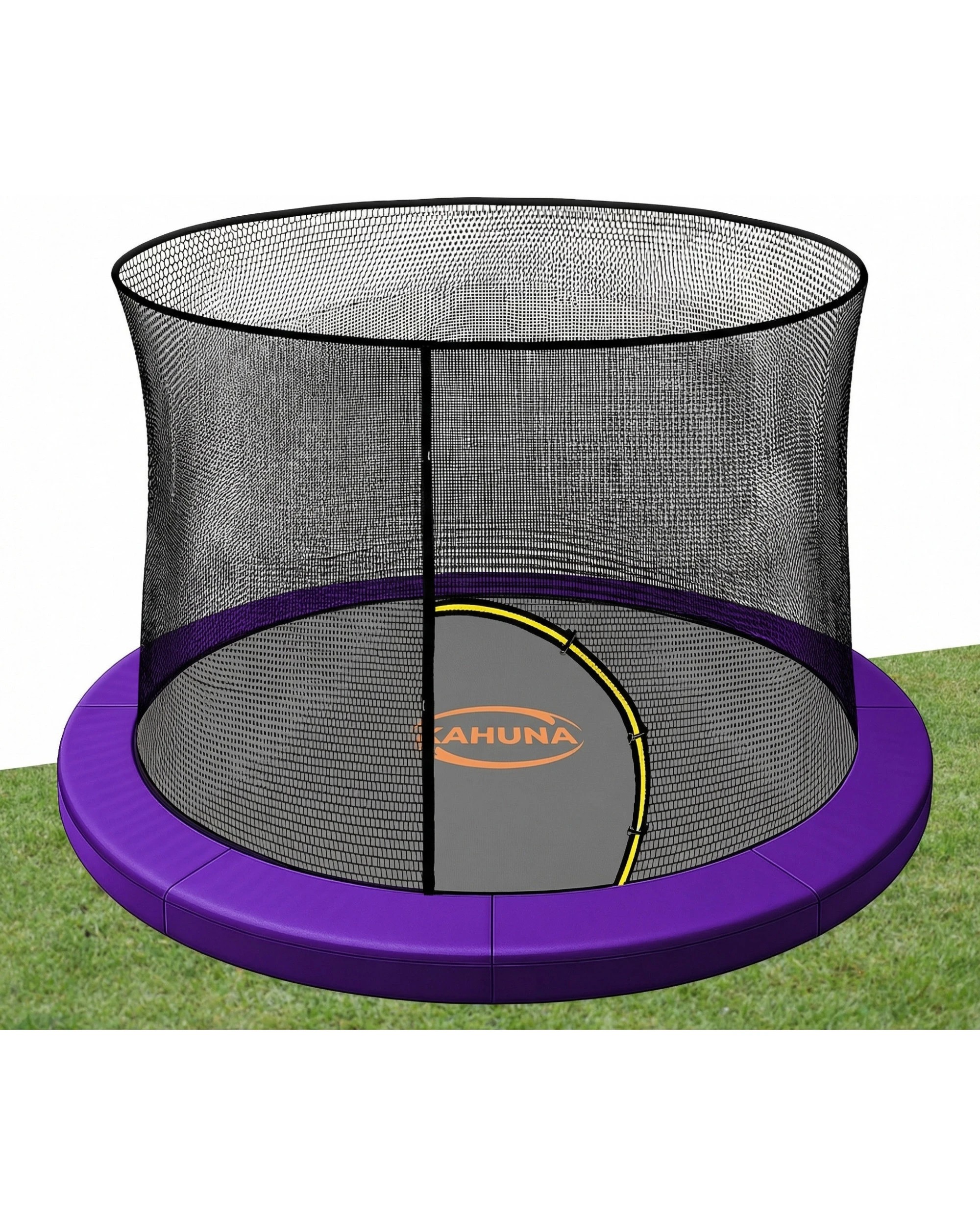 6 Kahuna 16ft 12 Pole Trampoline Replacement Safety Pad and Inner Net Outdoor Enclosure Netting - Purple, 6 of 6