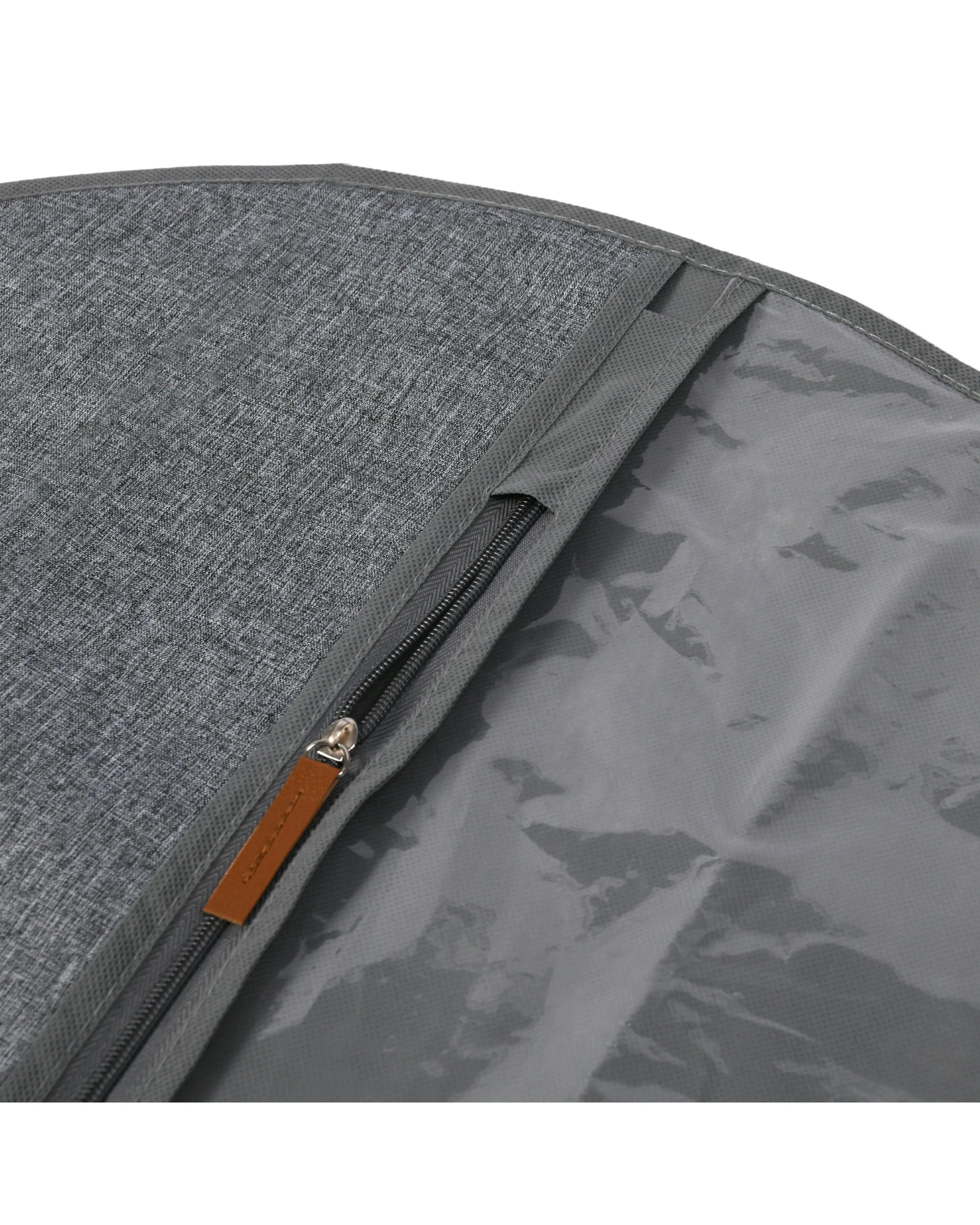 5 Takara Tiora Suit Garment Bag 5 Pack 60x100cm - Grey, 5 of 6