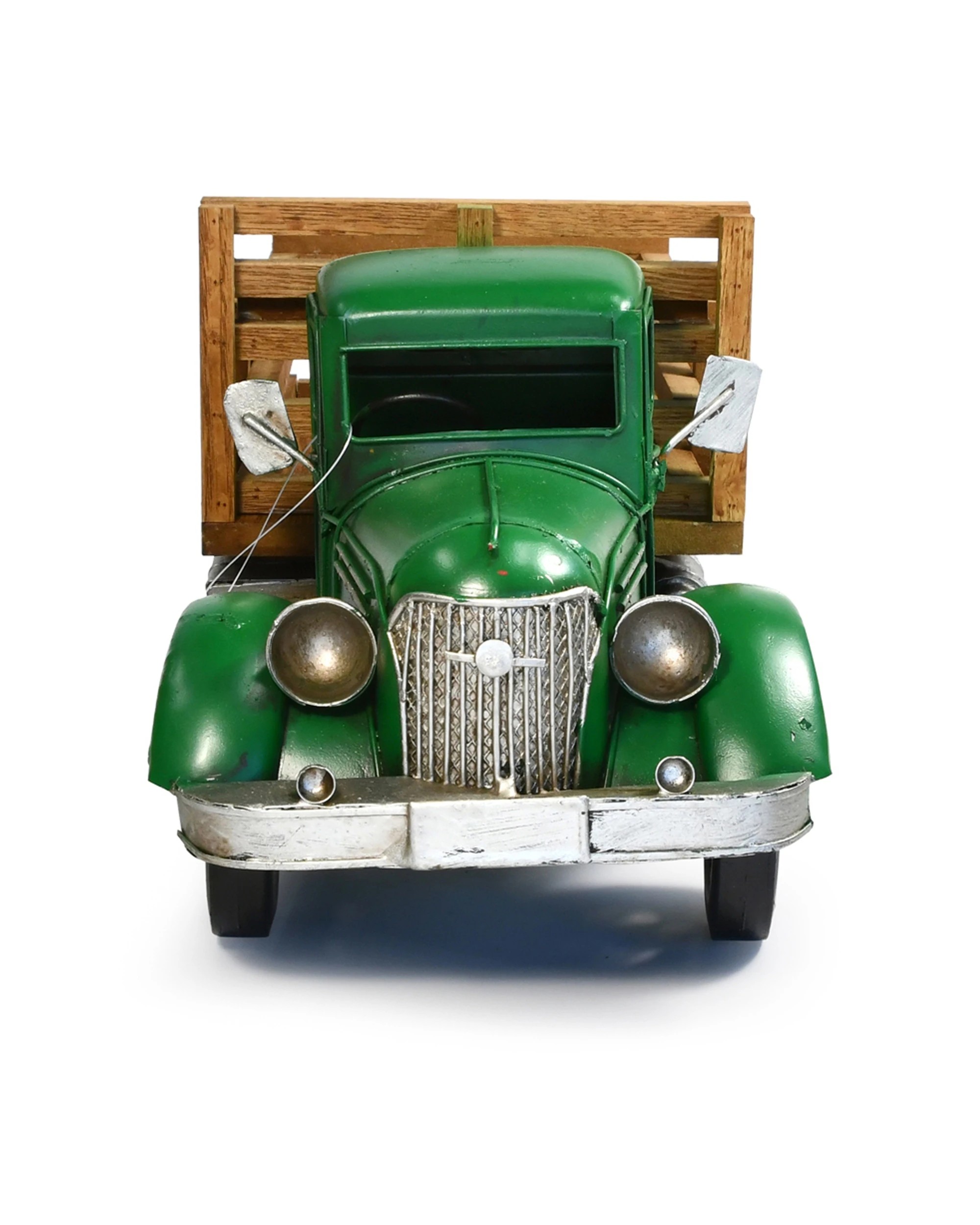 2 Auto Petit Metal Collectable Farm Truck Decorative Ornament - Green, 2 of 2