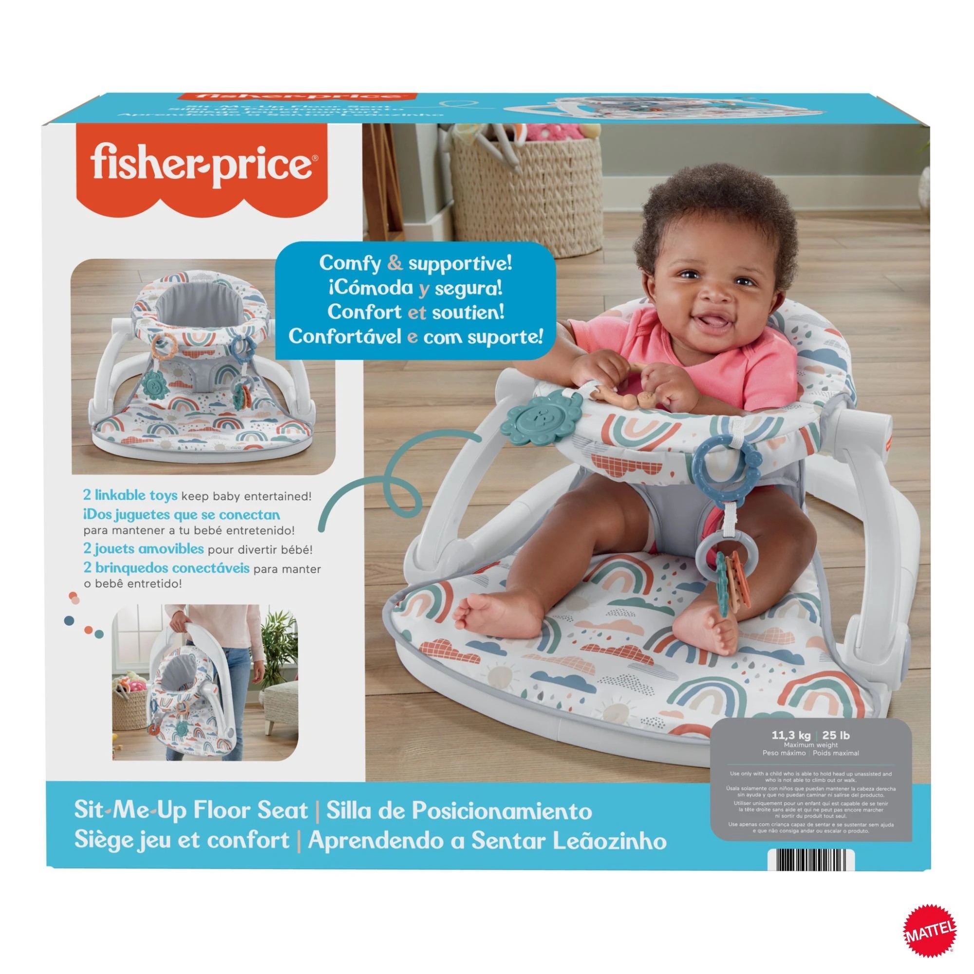 1 Fisher-Price Sit-Me-Up Floor Seat, 1 of 6