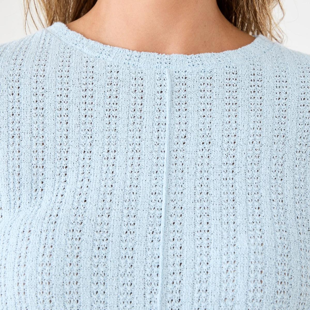 6 Long Sleeve Textured Top Blu Skyway, 6 of 6