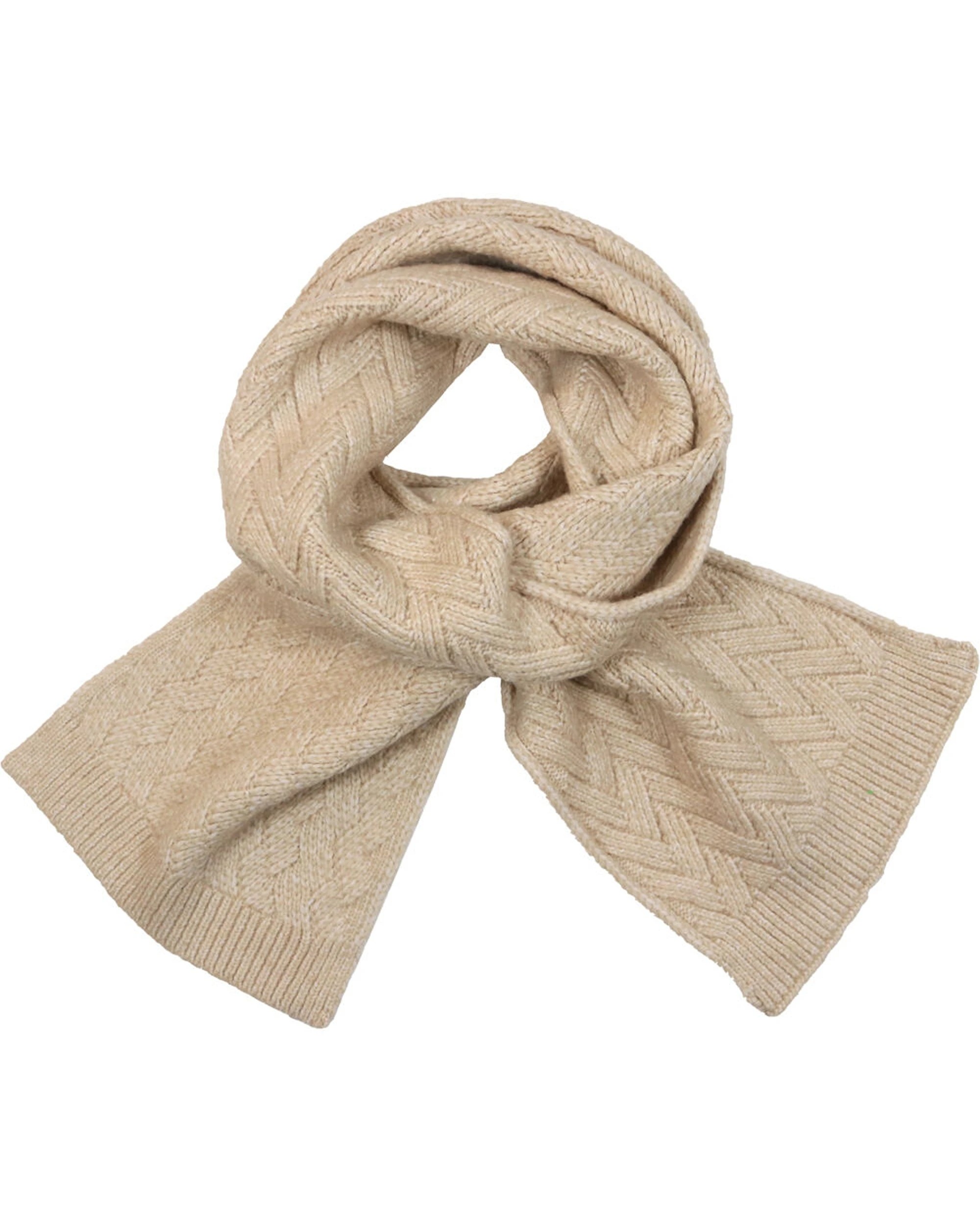 1 Wicked Sista Criss Cross Vizcose Scarf One Size Oatmeal - Brown, 1 of 1