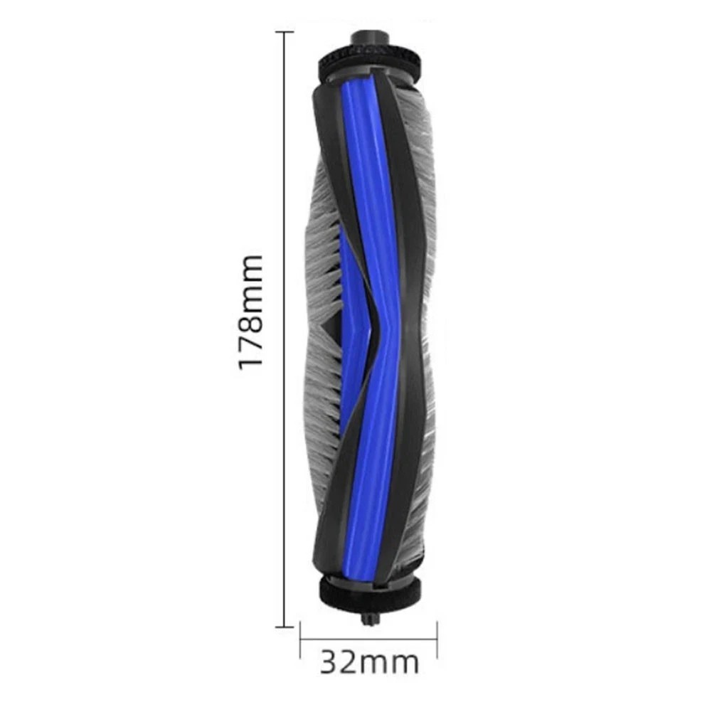 6 Hygieia 2 Roller Brush For Ecovacs Deebot T50, Omni & X Series Robots - Blue, 6 of 6