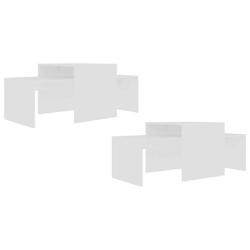 4 Vidaxl Coffee Table Coffee Table, Coffee Tables - White, 4 of 7