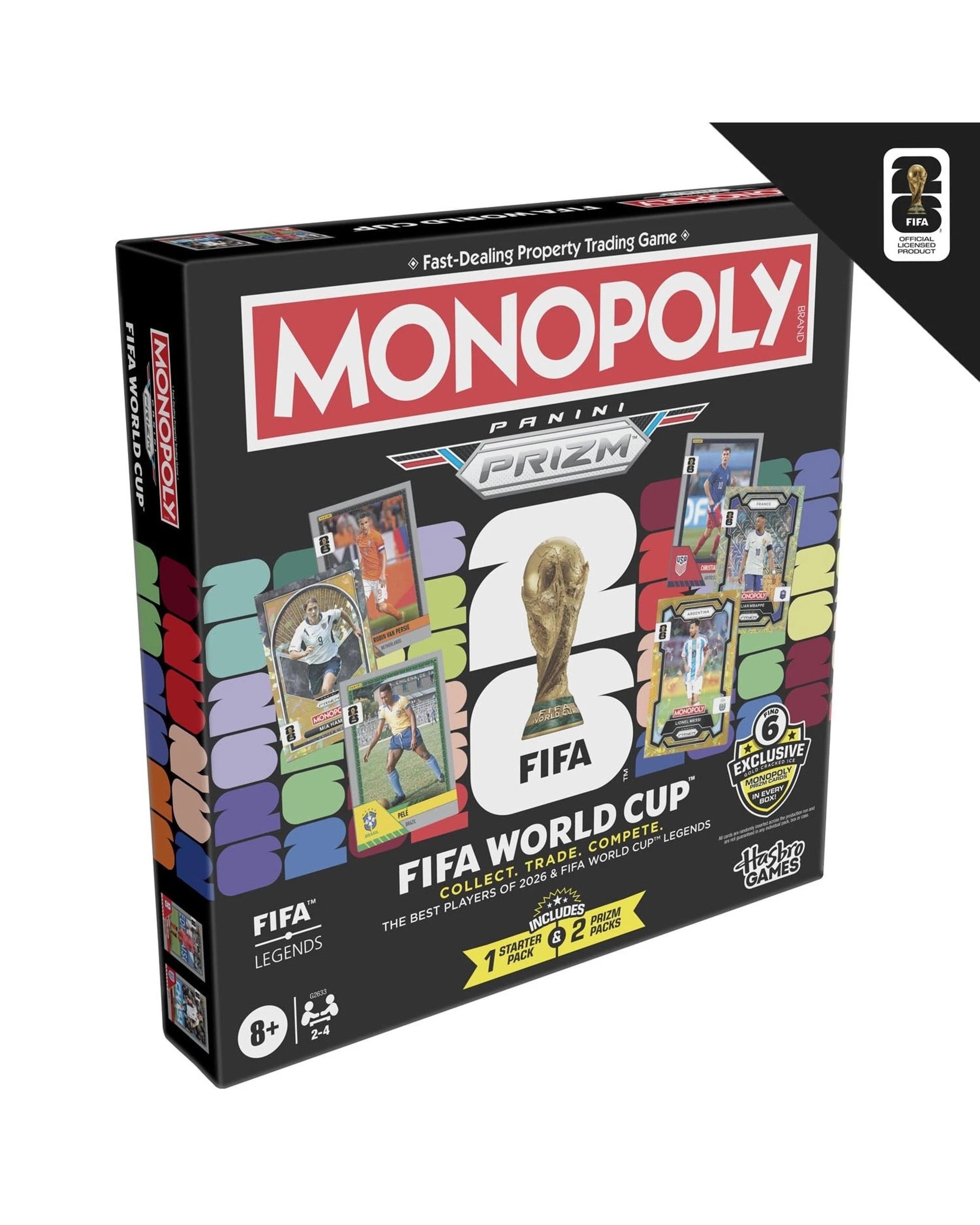 1 Monopoly Panini Prizm: FIFA World Cup Edition Board Game, 1 of 8