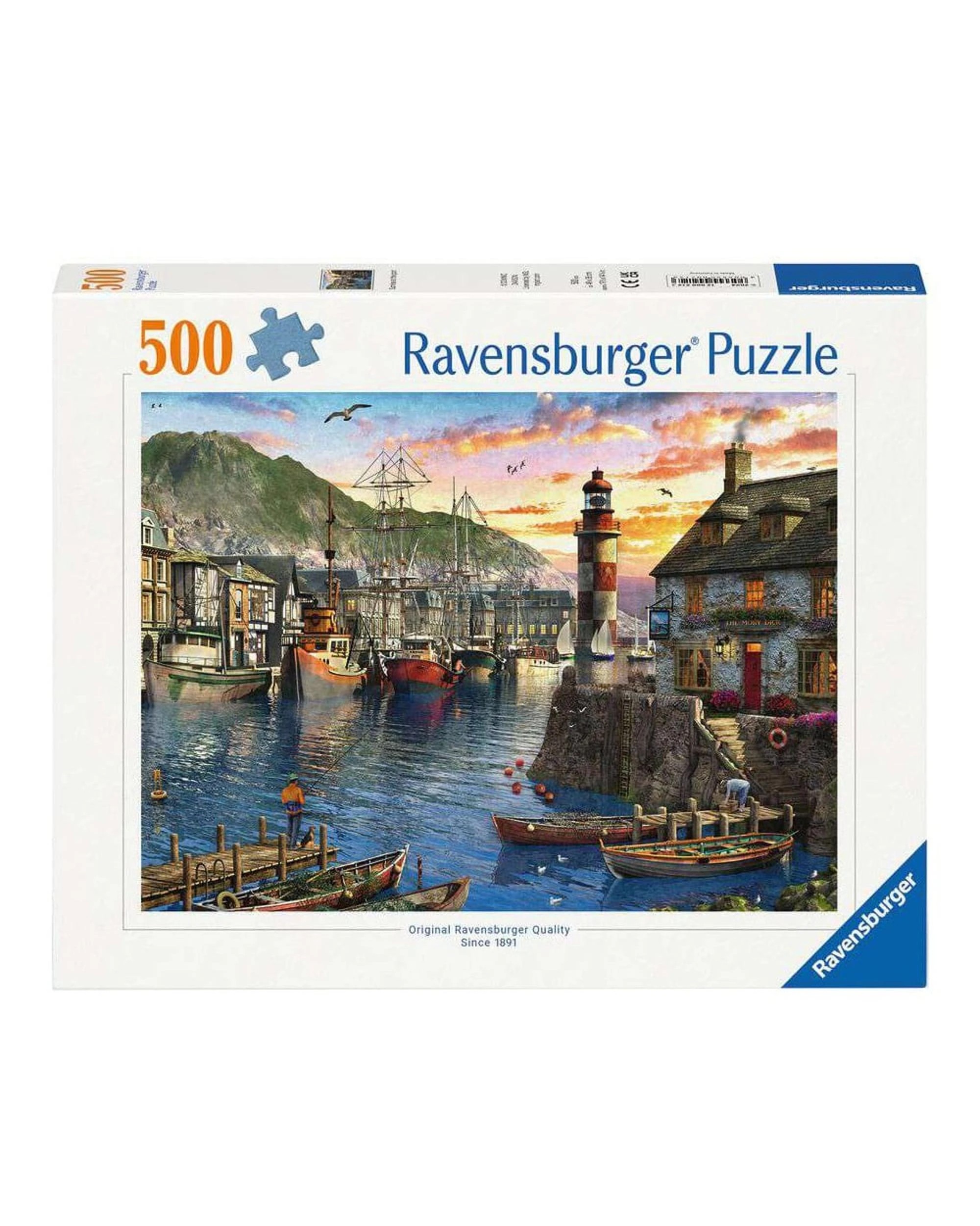 1 Ravensburger Sunrise at the Port 500 Piece Jigsaw Puzzle, 1 of 1
