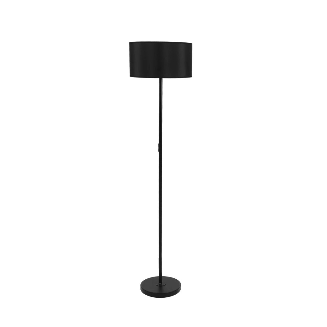 2 Emitto 1.5M Stand Light in Black Stand and Black Lampshade, 2 of 6