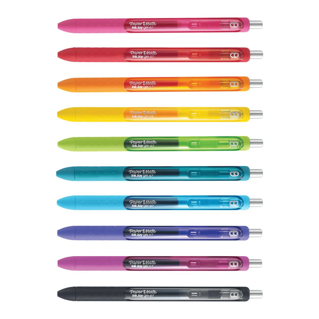3 Paper Mate InkJoy Gel Pens 0.7mm Assorted 10 Pack, 3 of 8
