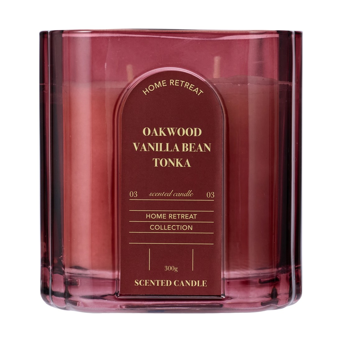 1 Oakwood Home Retreat Glass Candle, 1 of 5