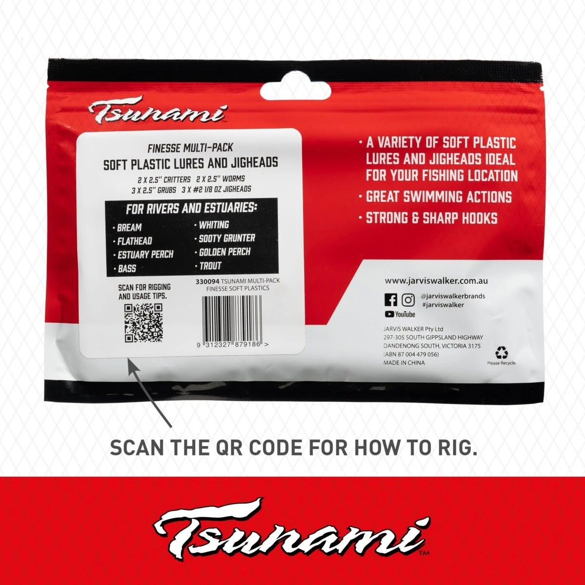 7 Tsunami Finesse Lures Multi Pack, 7 of 7