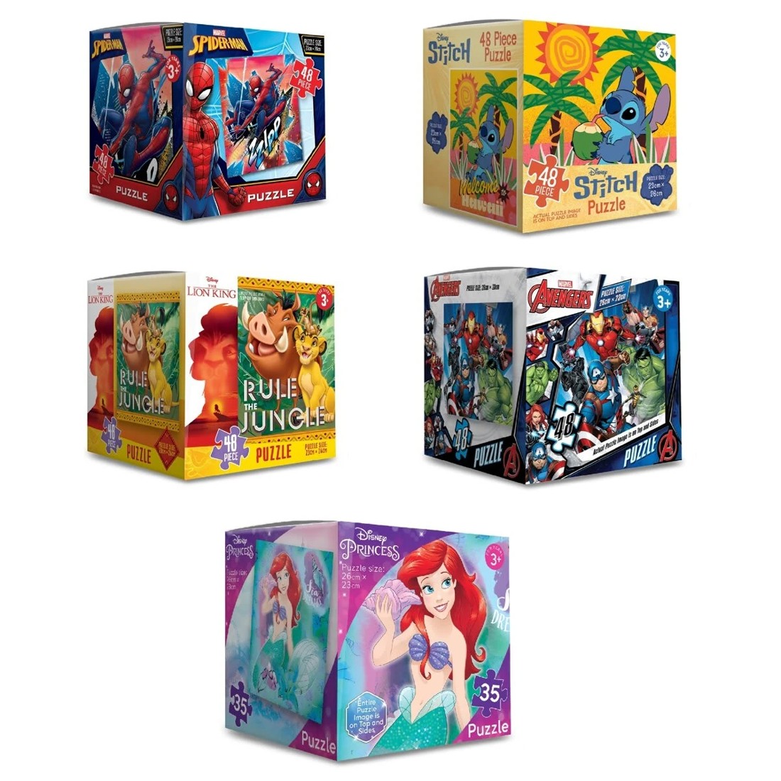 1 Licensed Puzzle - Assorted, 1 of 6