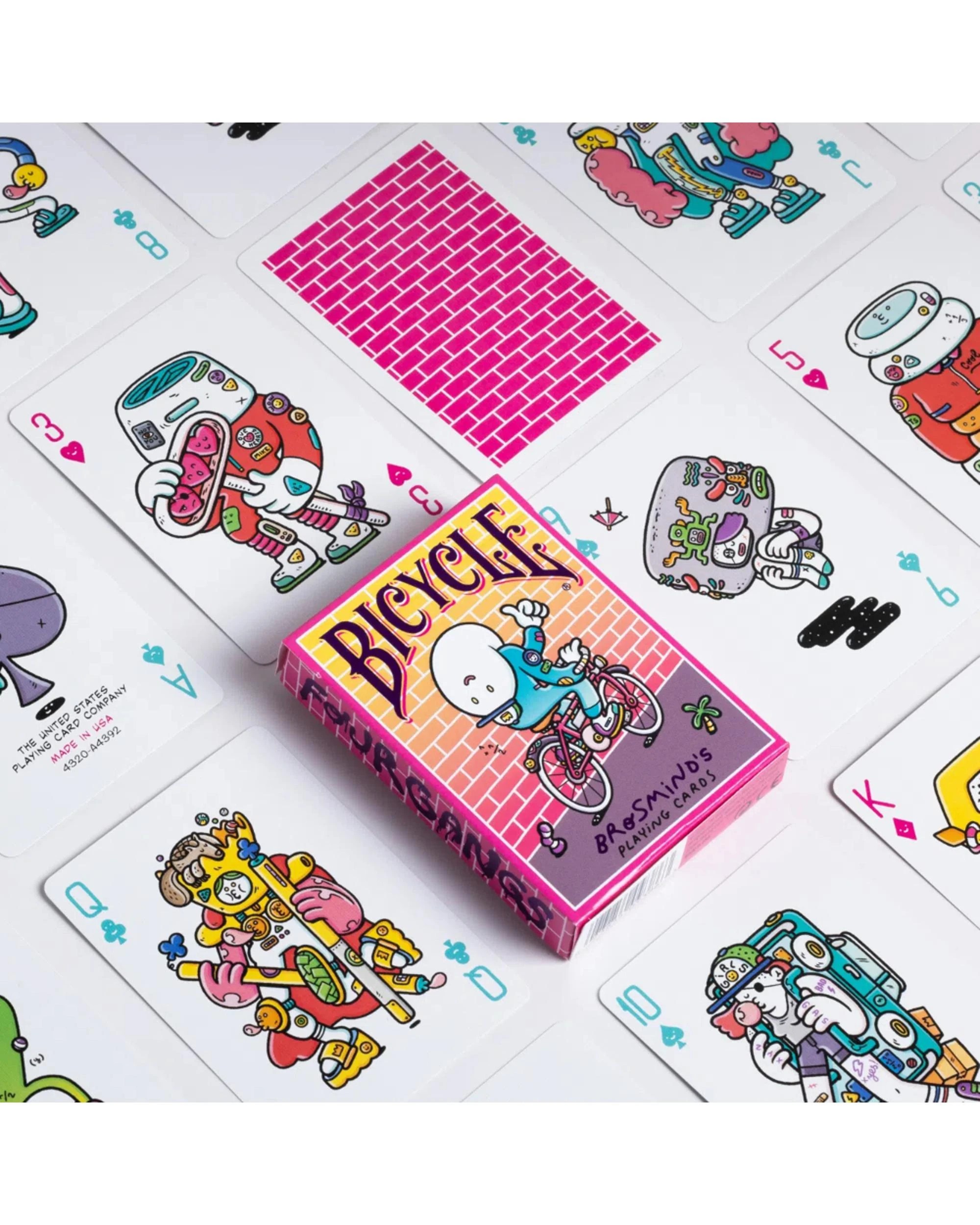 2 Bicycle Brosmind Four Gangs Playing Cards, 2 of 2