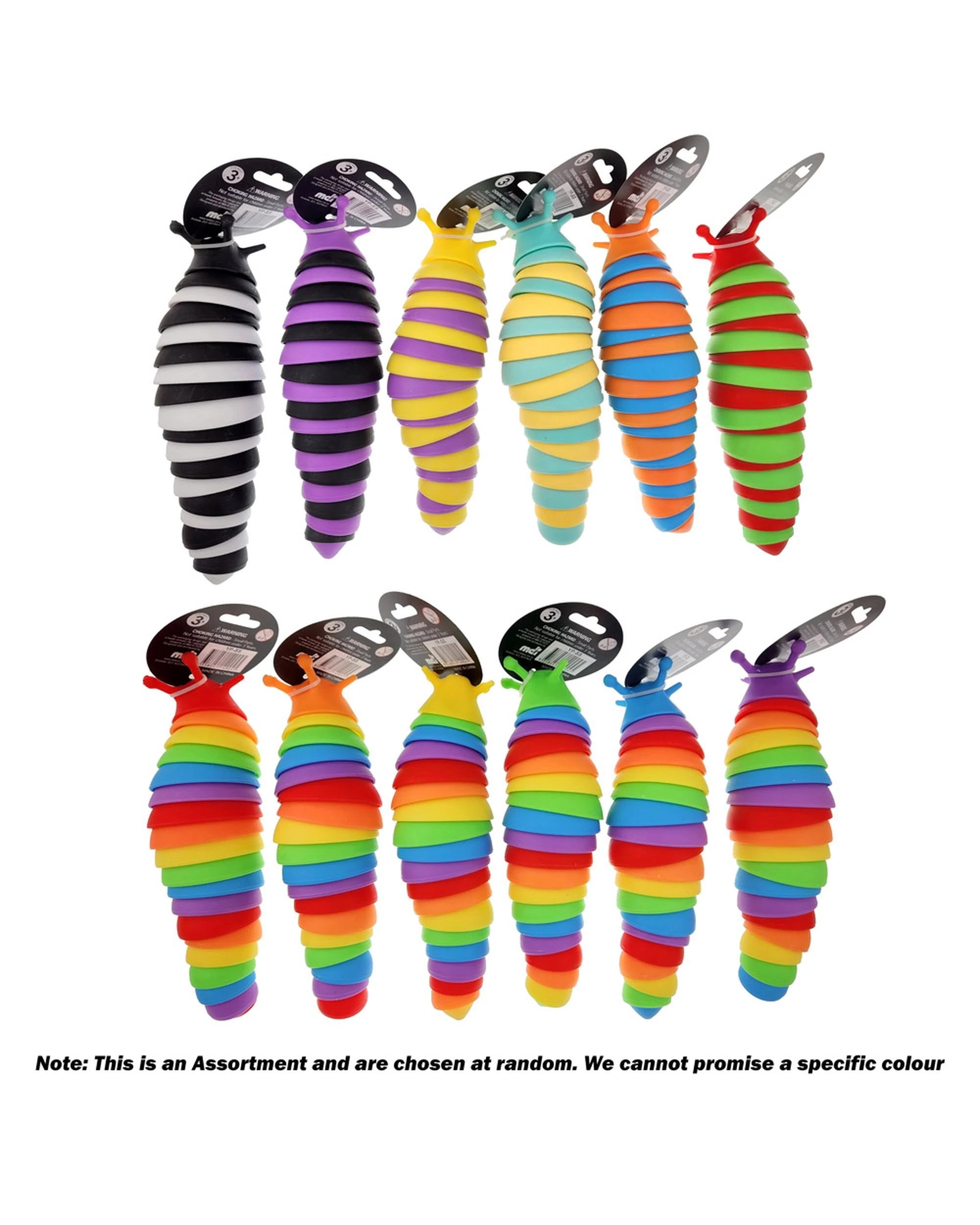 2 Sensory Slugs Fidget Toy Assortment - Multi, 2 of 3