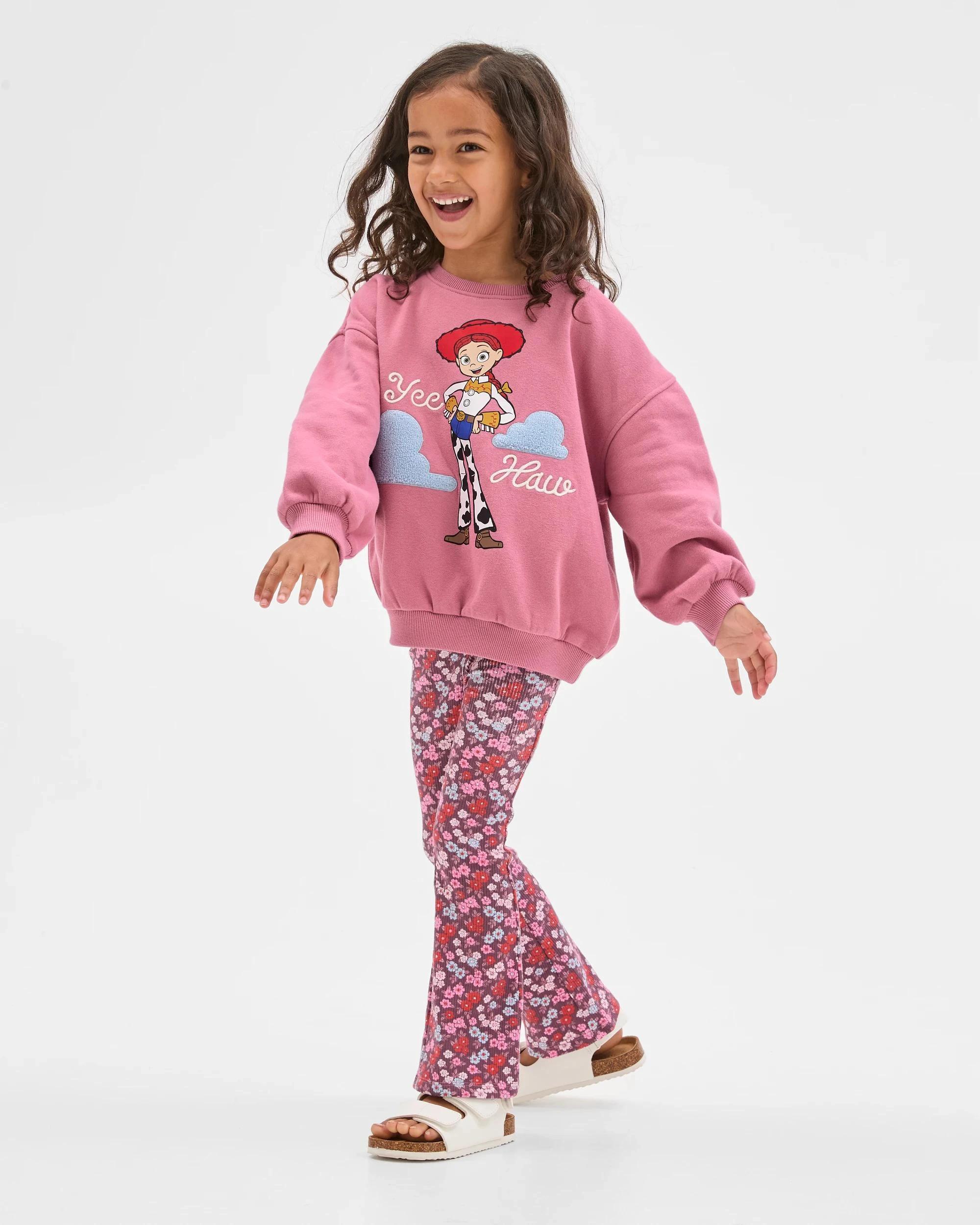 2 Disney Toy Story Australian Cotton Blend Fleece Top and Leggings Set PINK, 2 of 7