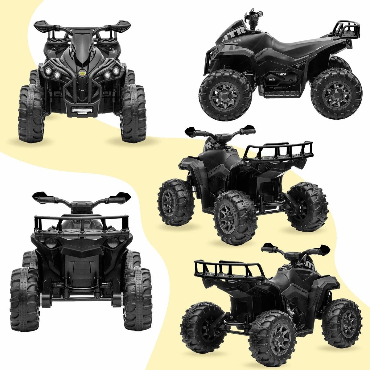 3 Kidbot Electric Ride On ATV Car Quad Bike 12V Kids Vehicle Toy, 3 of 6