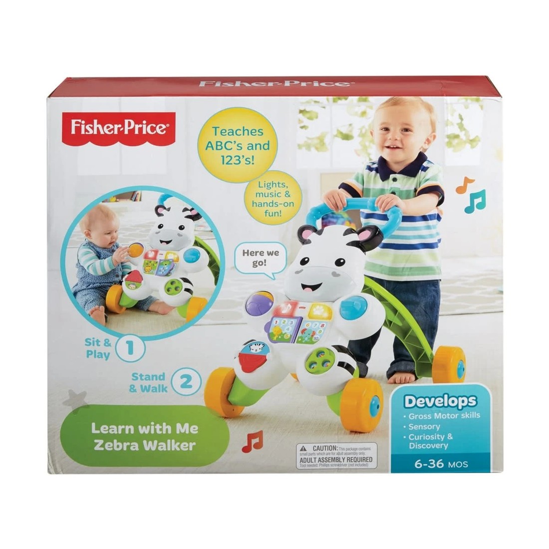 1 Fisher-Price Learn with Me Zebra Walker, 1 of 3