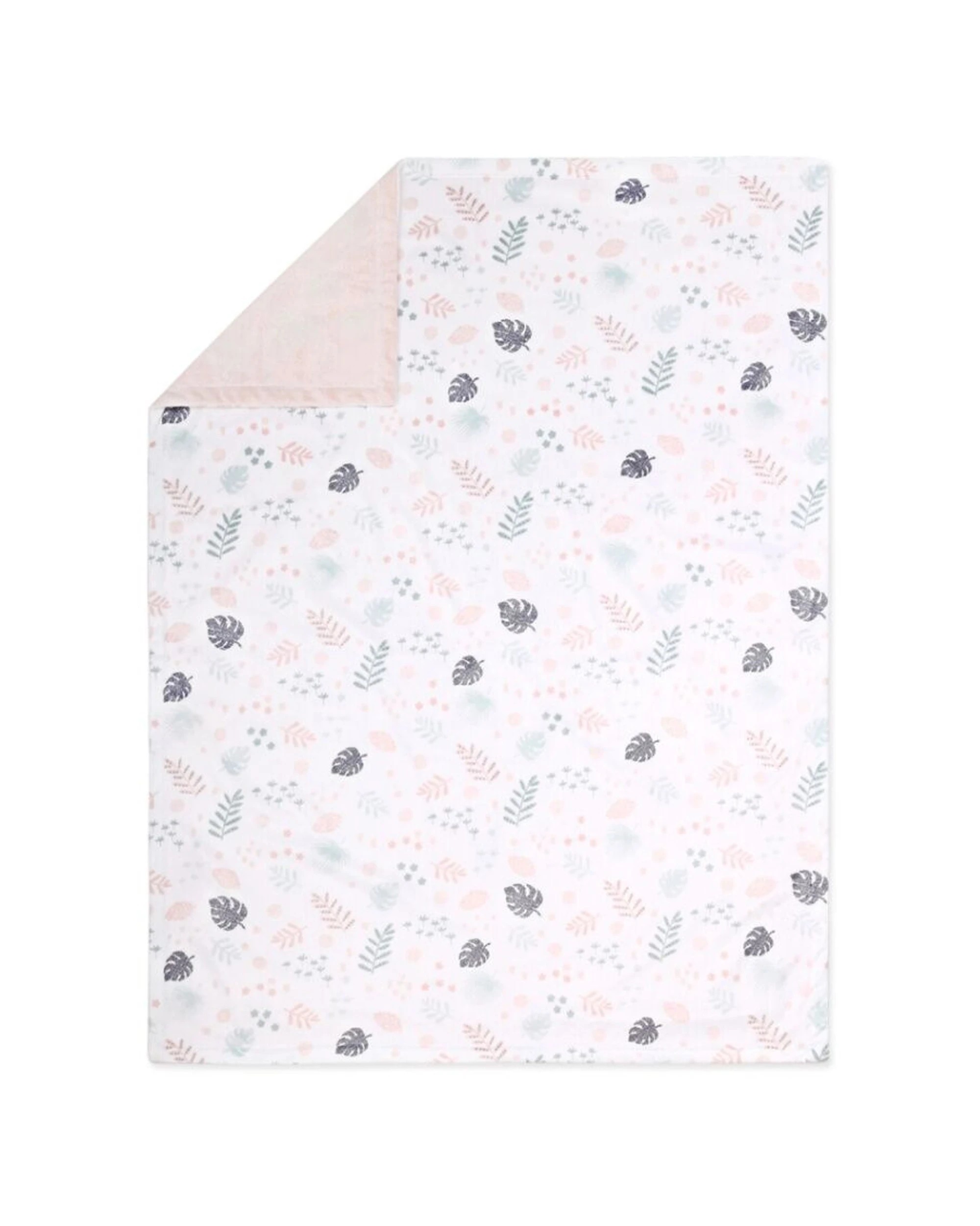 3 Little Haven Botanical Leaf Bedding Bundle 6pc Cot Set With Milestone Cards - Multi, 3 of 7