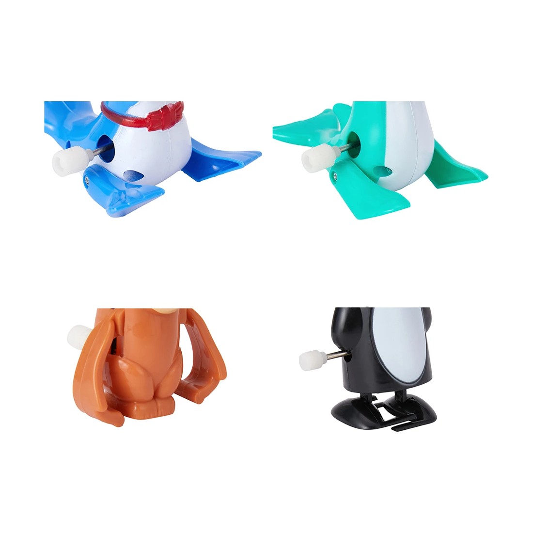 6 Wind Up Mini Animals - Assorted, 6 of 8