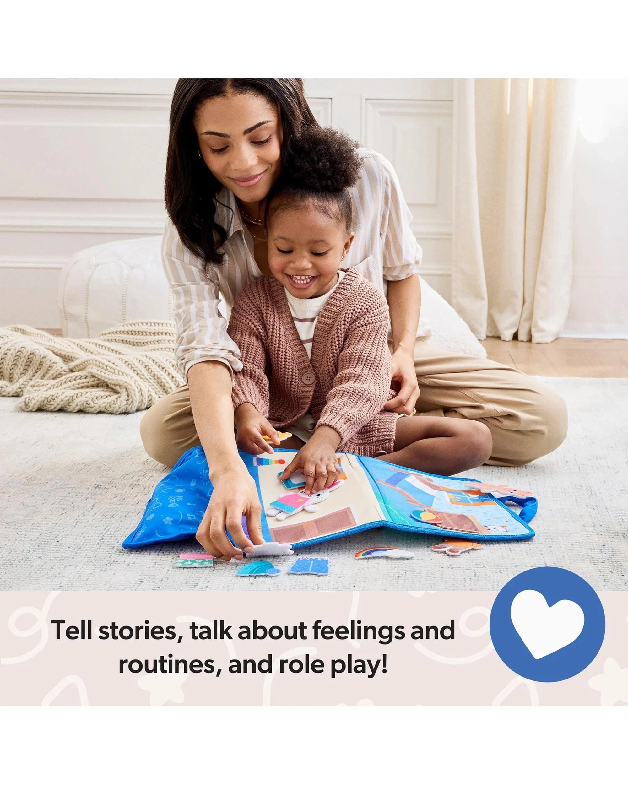 8 Melissa and Doug Ms Rachel Ms Rachel What To Wear Felt Activity Board, 8 of 9