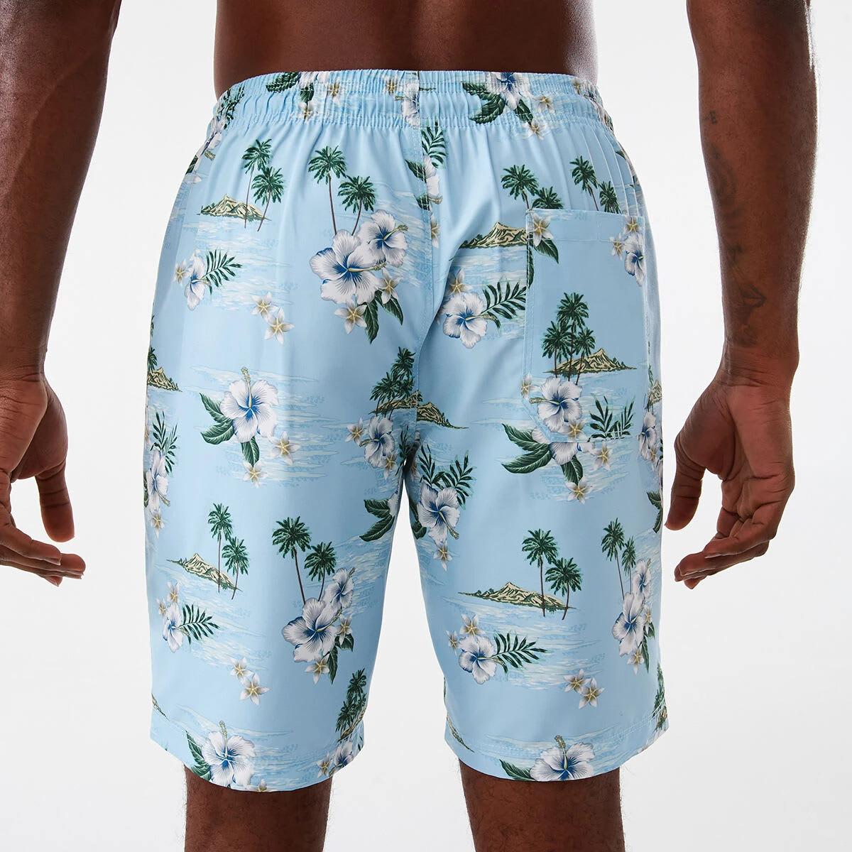 3 Long Length Boardshorts Blu Hawi, 3 of 7
