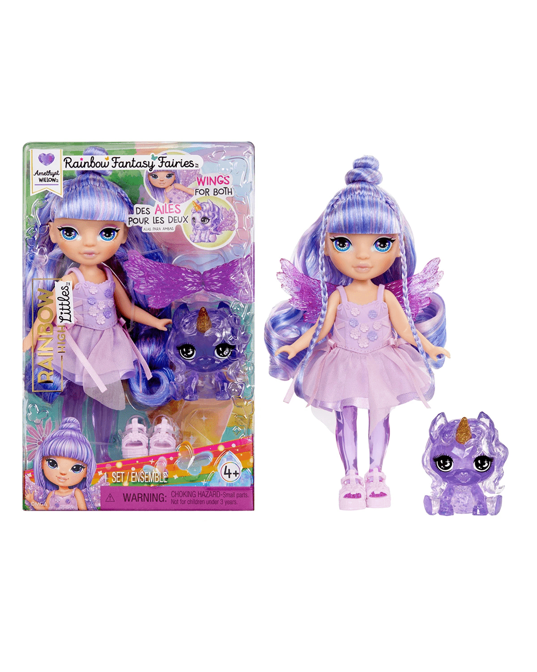 3 Rainbow High Littles: Rainbow Fantasy Fairies Doll Playset - Assorted, 3 of 8