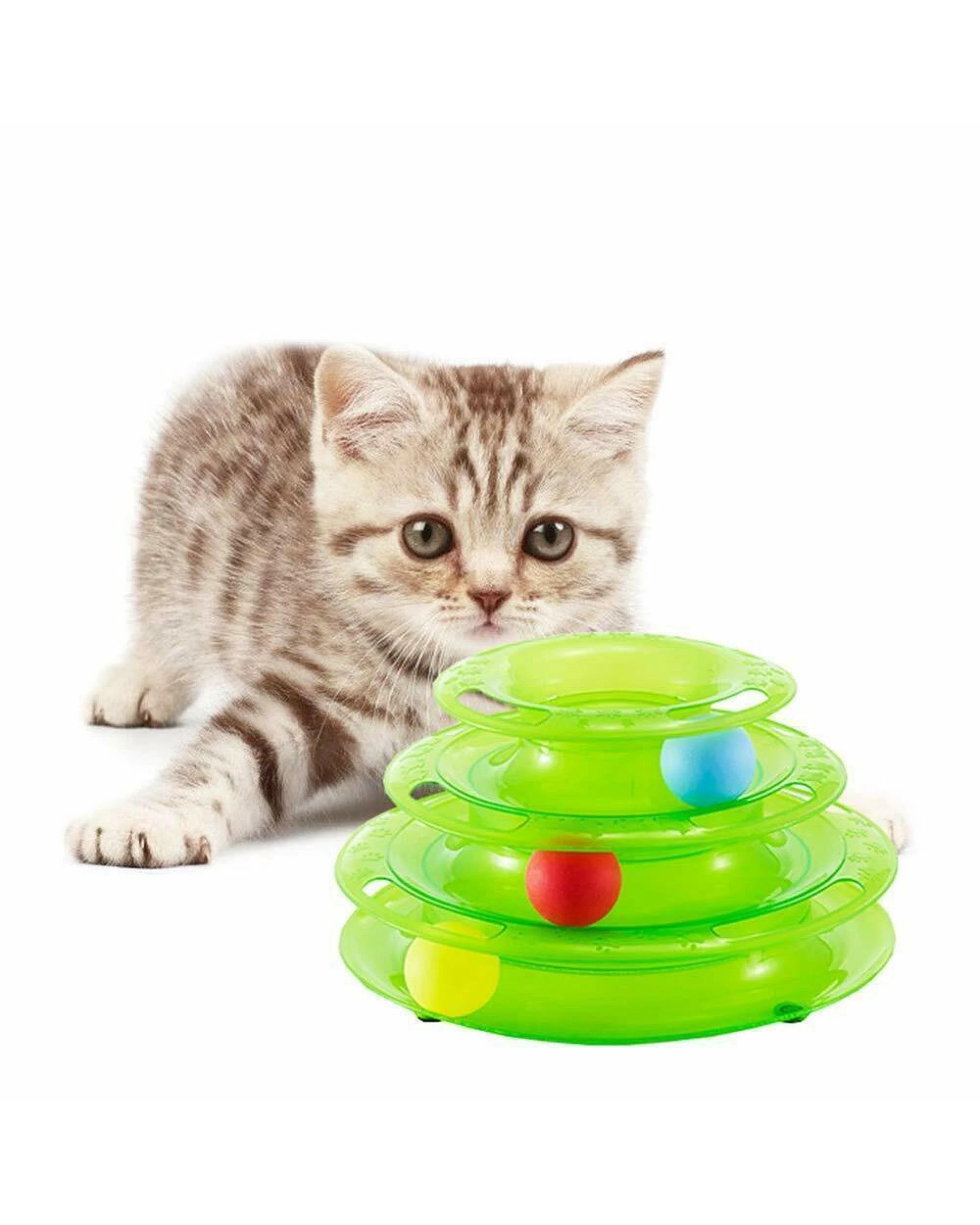 10 BR Toys Interactive Cat Toy with Ball Track, 10 of 10
