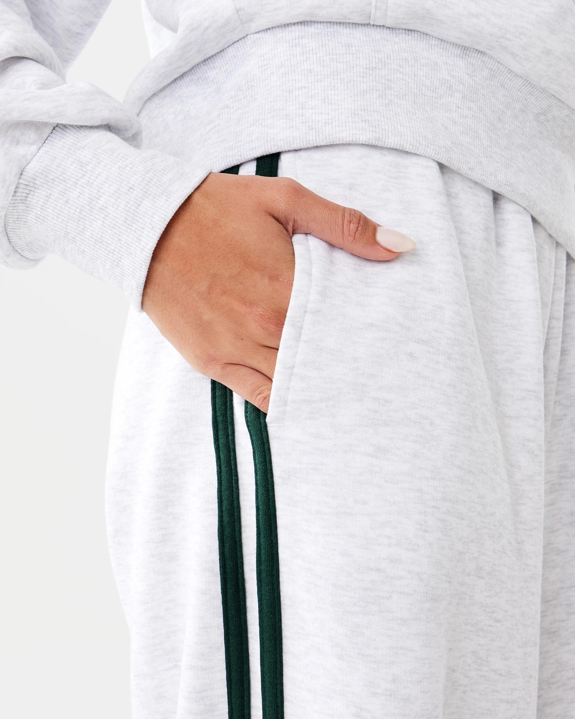 7 Everlast Womens Sports Stripe Trackpants White Marl, 7 of 10