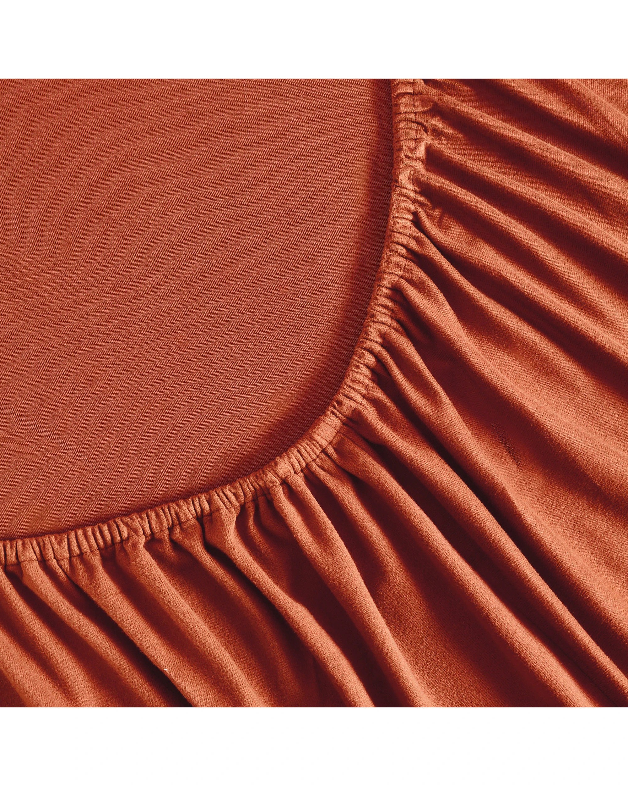 7 Dreamaker Micro Flannel Sheet Set - Double Bed - Sienna, 7 of 9