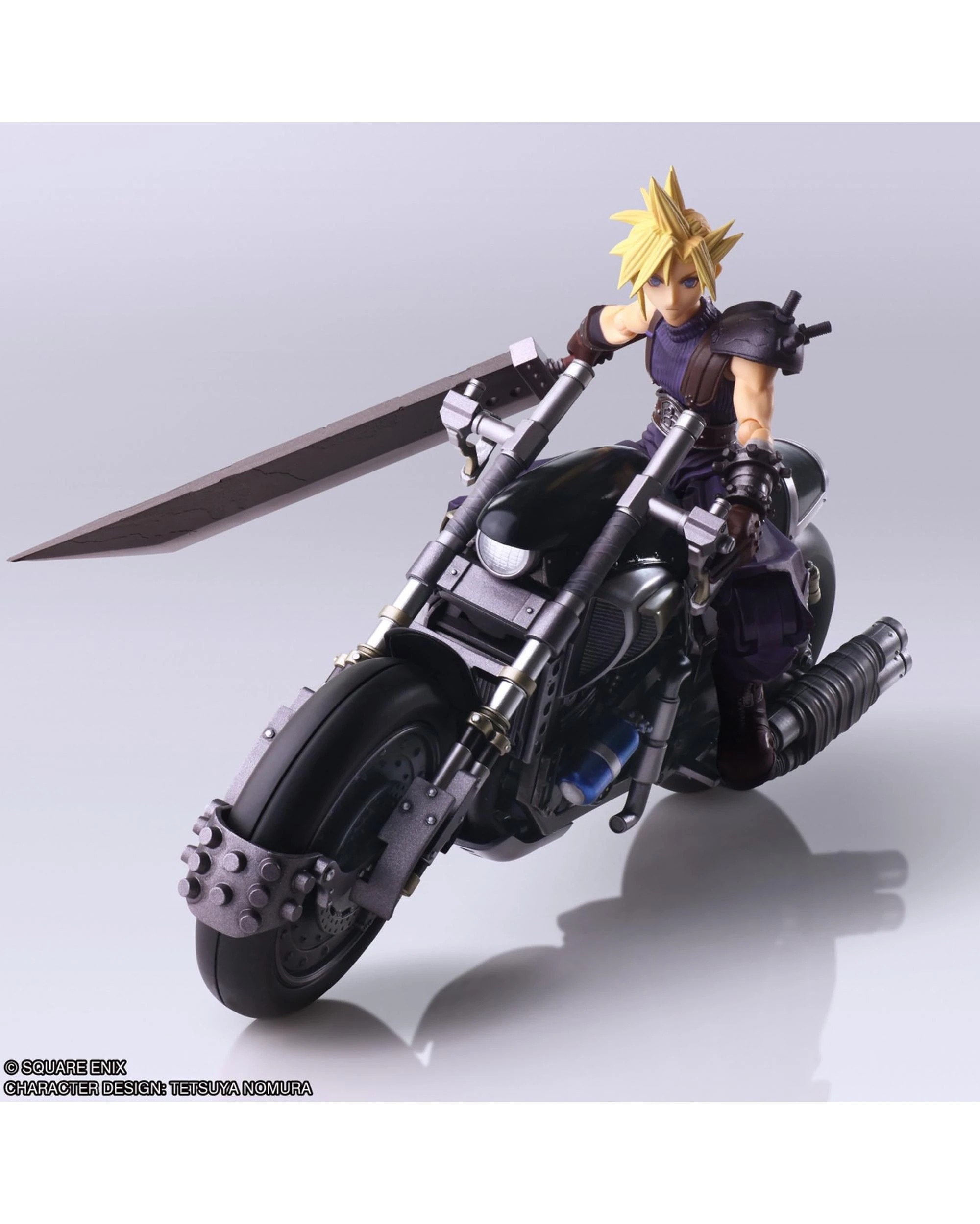 4 Final Fantasy VII Cloud Strofe and Hardy-Daytona Bring Arts Action Figure, 4 of 8