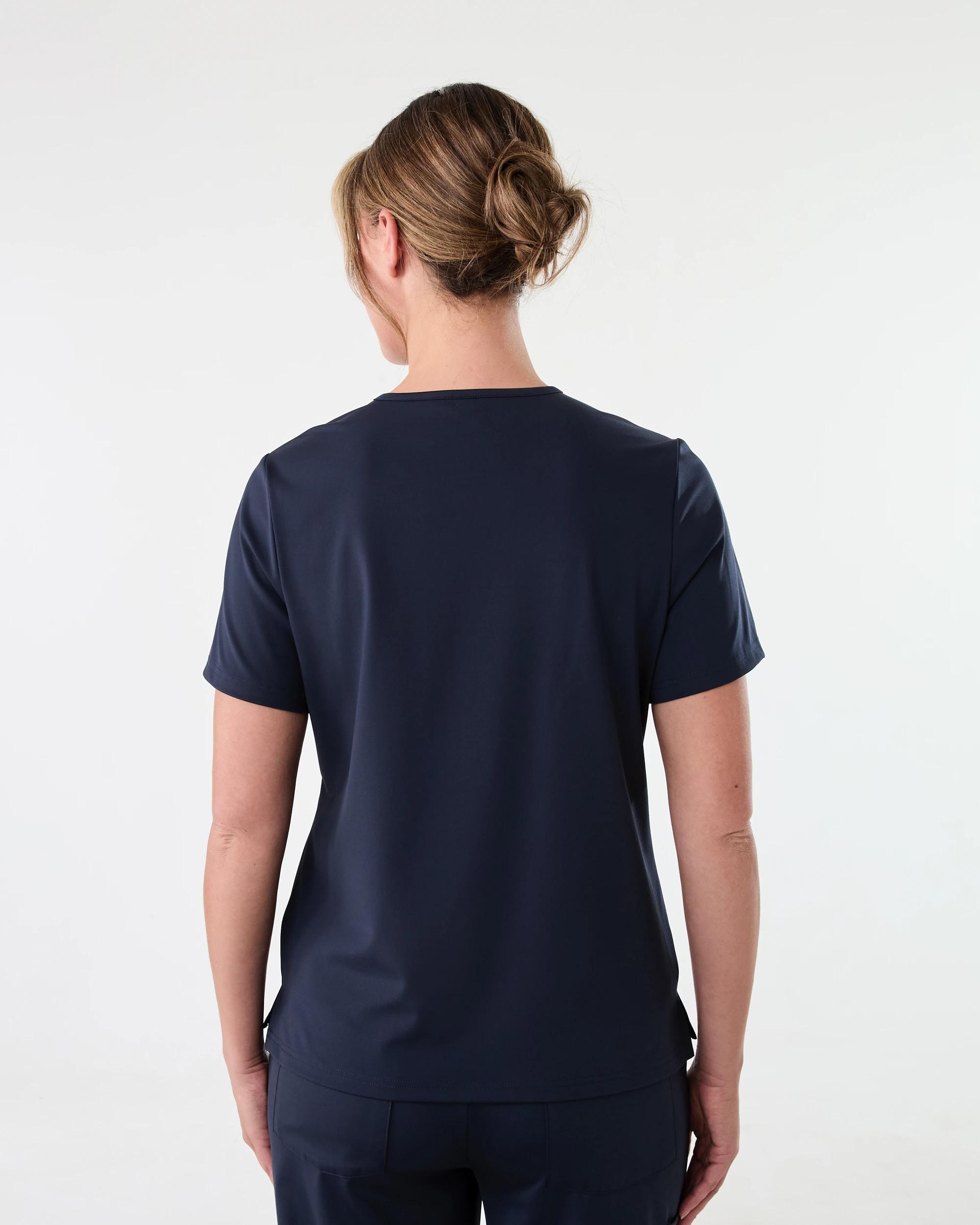 3 Workwear Performance Scrub Top Paris Blu, 3 of 8