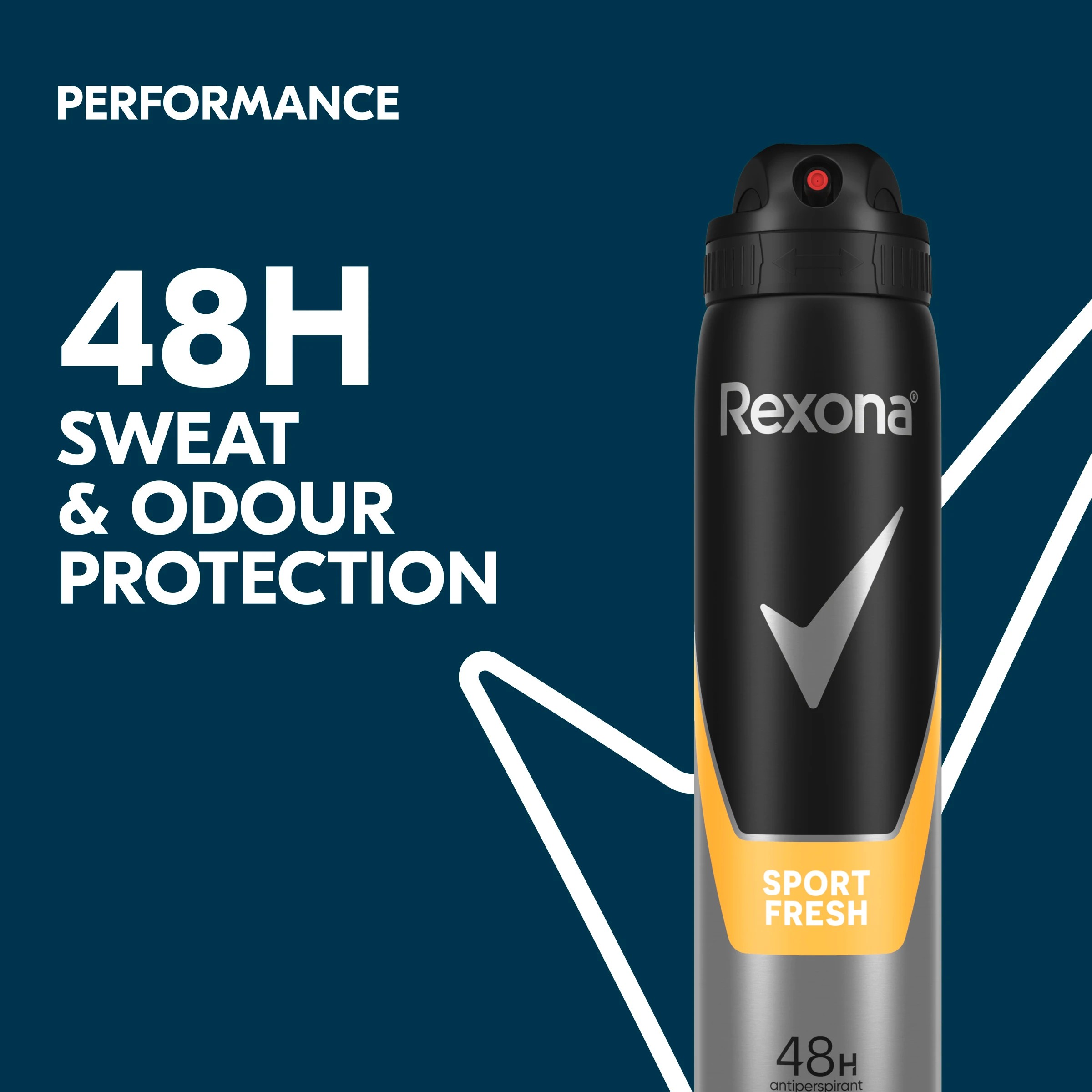 3 Rexona Men Sport Fresh 48-Hour Antiperspirant Deodorant 250ml, 3 of 7