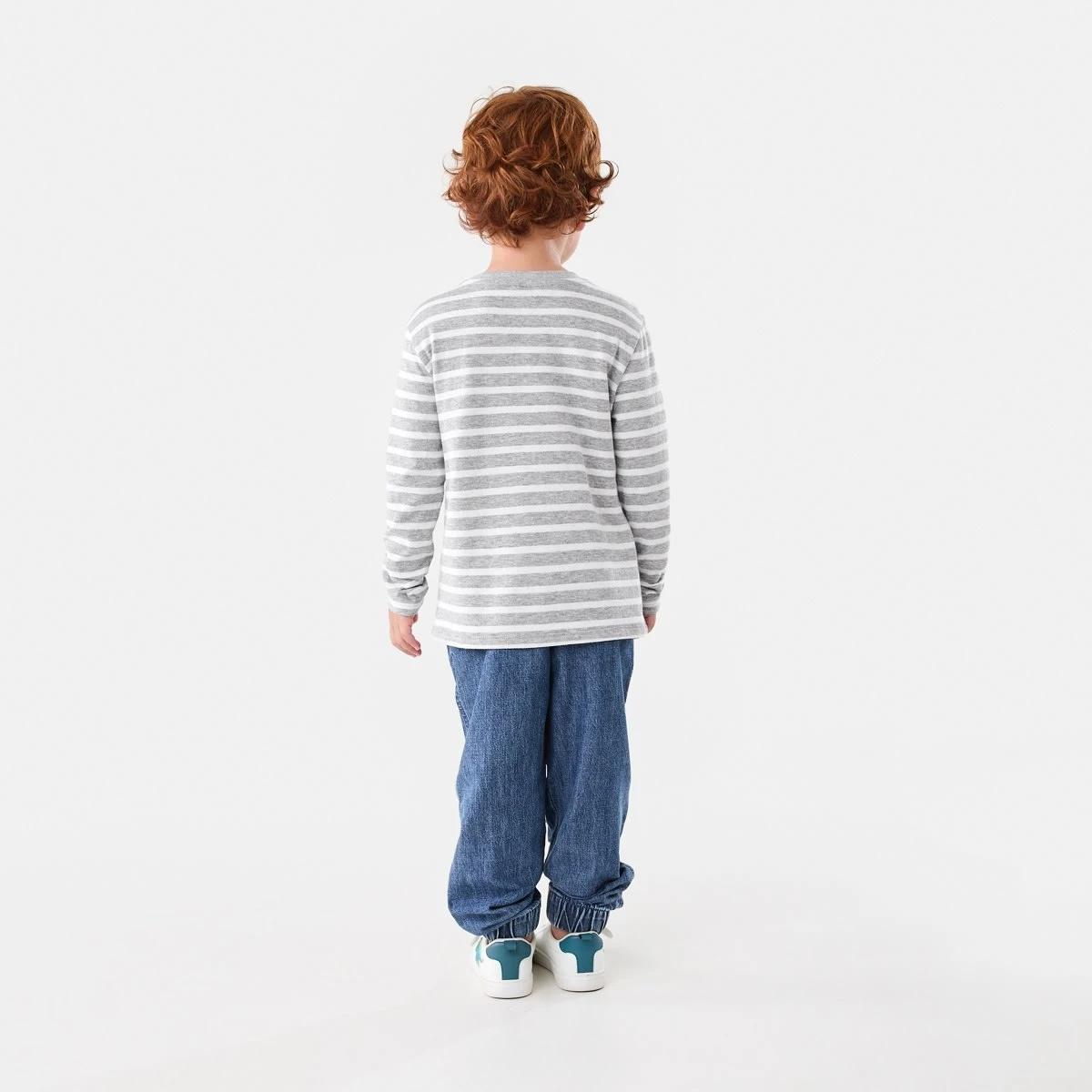 6 Double Cloth Stripe T-shirt Mrl Stripe, 6 of 6