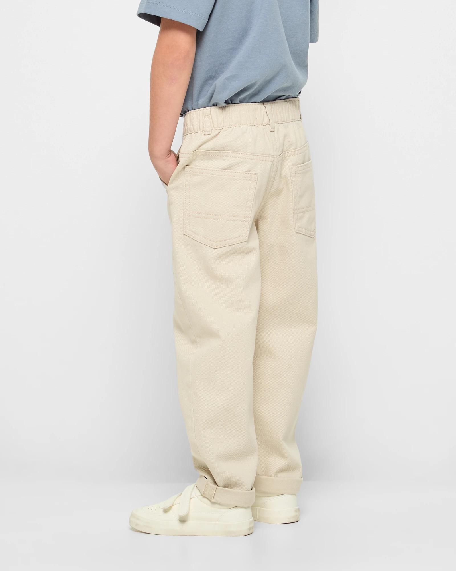 3 Target Relaxed Balloon Fit Denim Jeans STONE, 3 of 7