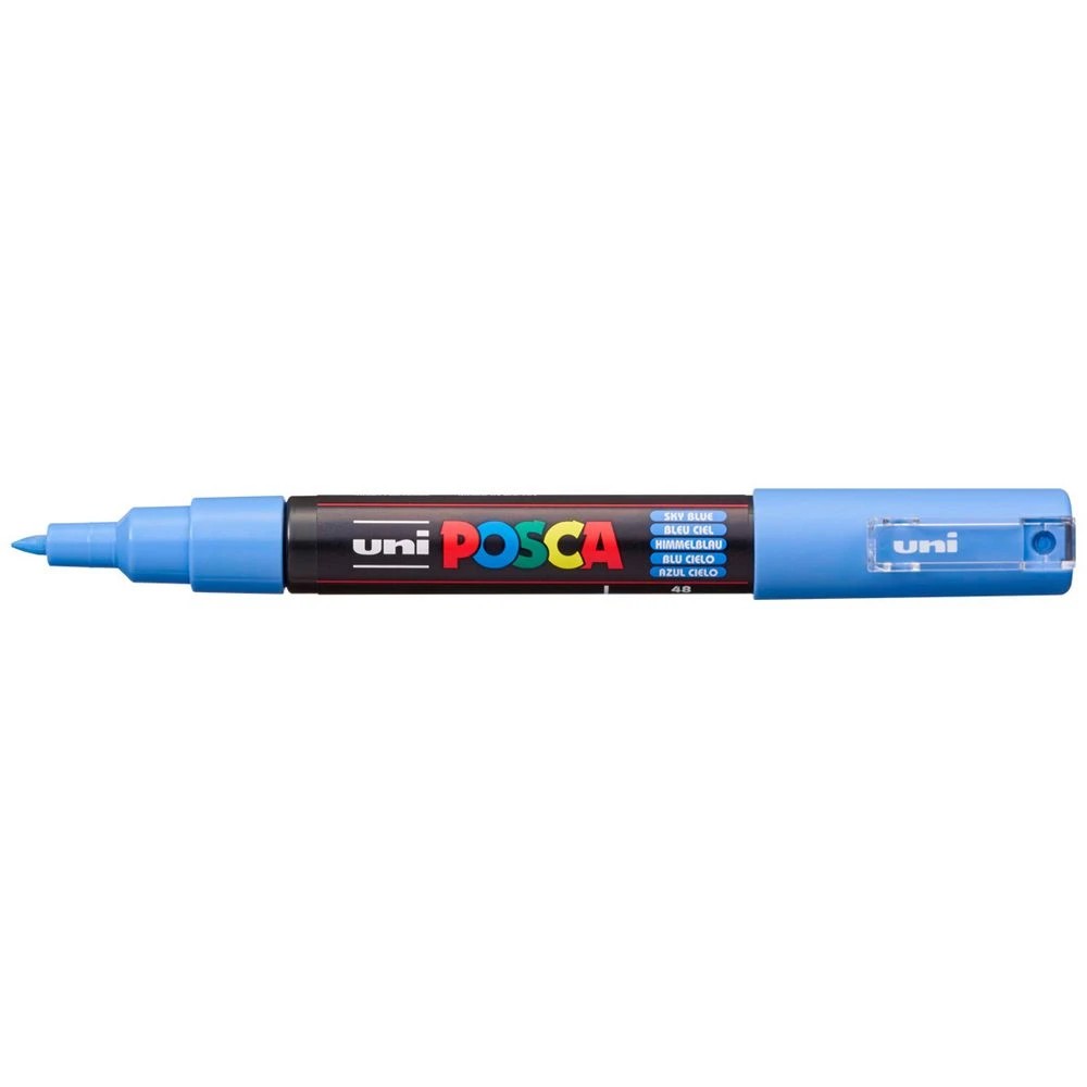 1 POSCA PC 1M Paint Marker Sky Blue, 1 of 6