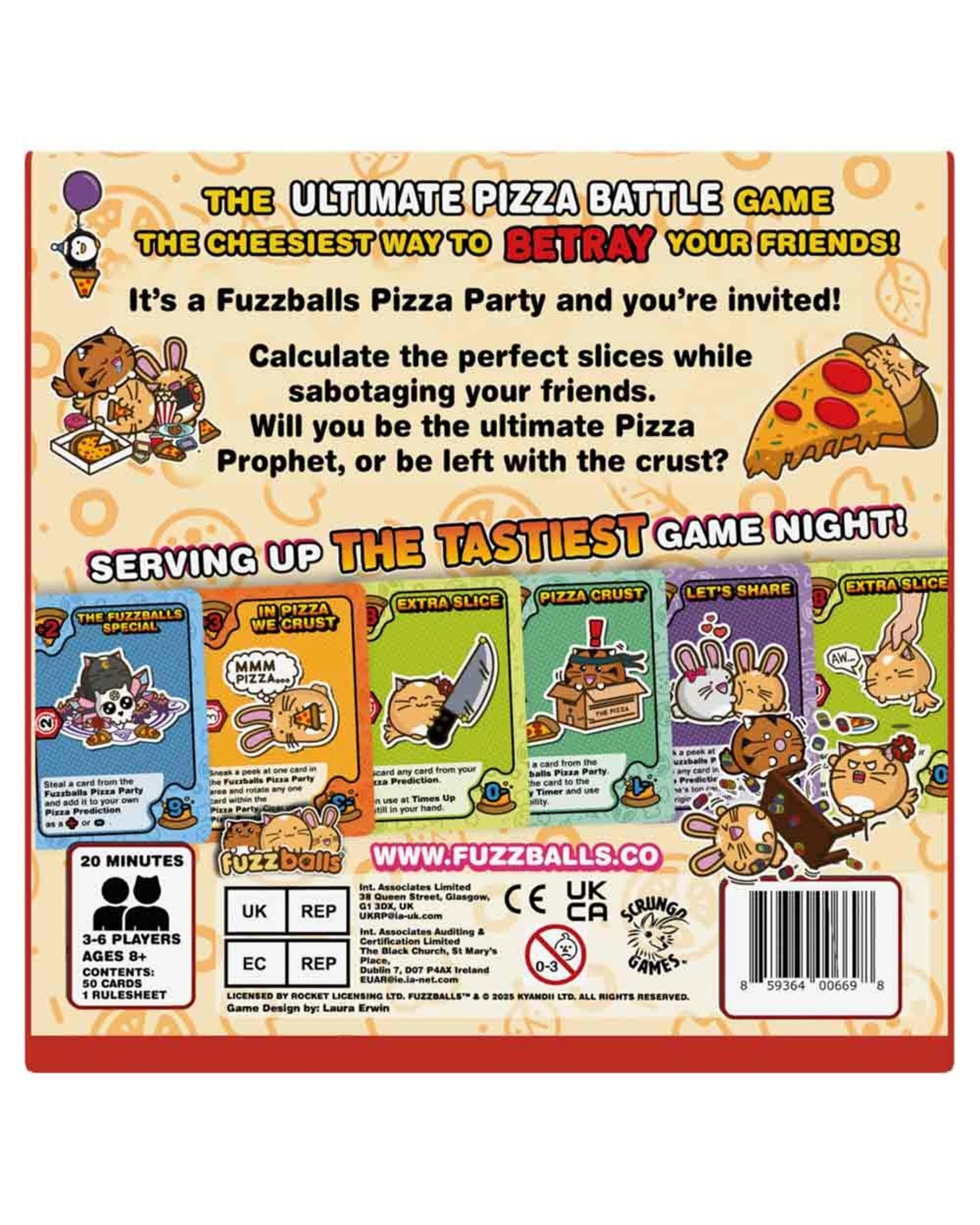 3 Fuzzballs: Pizza Thief Card Game, 3 of 4