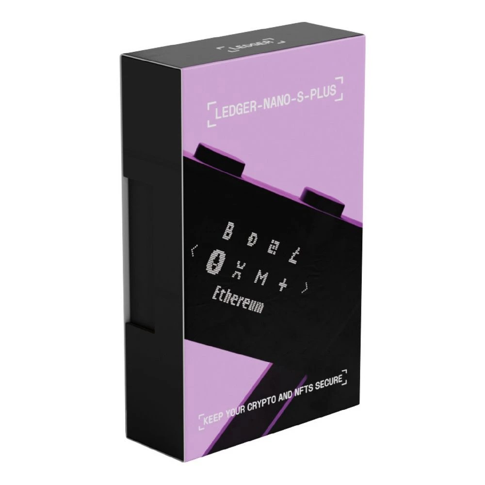 8 Ledger Nano S Plus Crypto Wallet Matte Black, 8 of 8