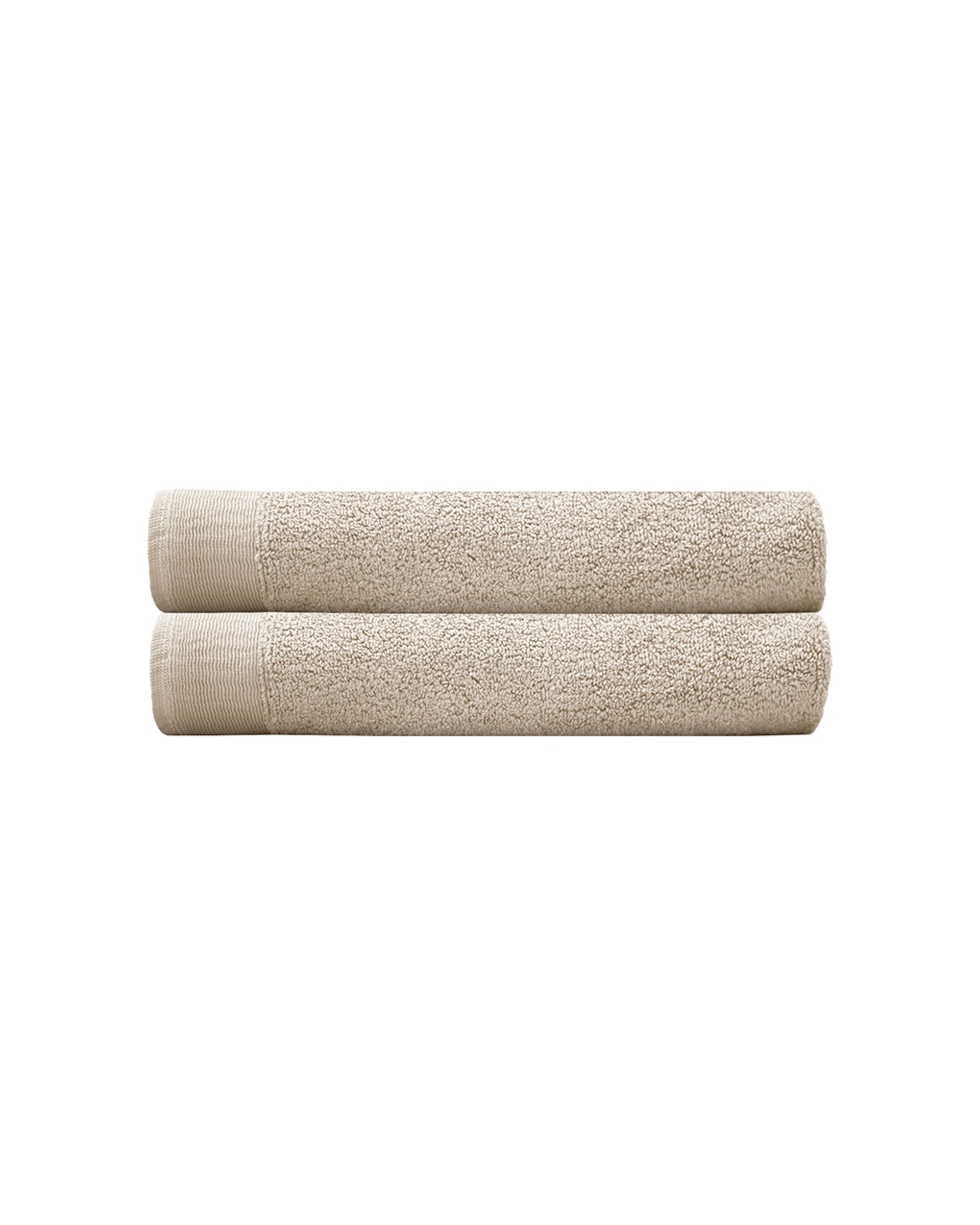 1 BAMBURY Elvire Bath Towel 2 Pack Cotton Super Soft 600gsm, 1 of 3