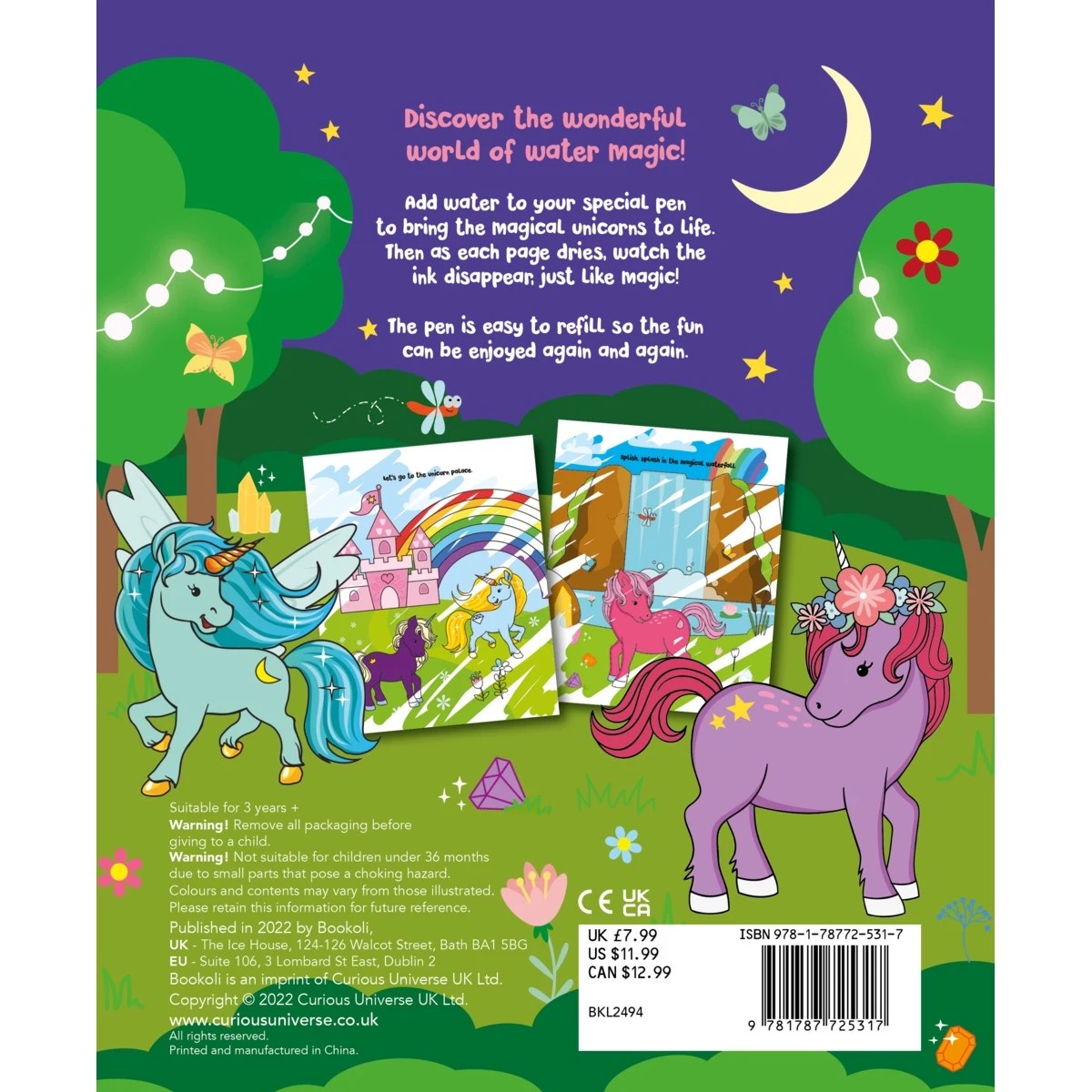 2 Mess Free Magic Painting: Unicorns - Book, 2 of 2