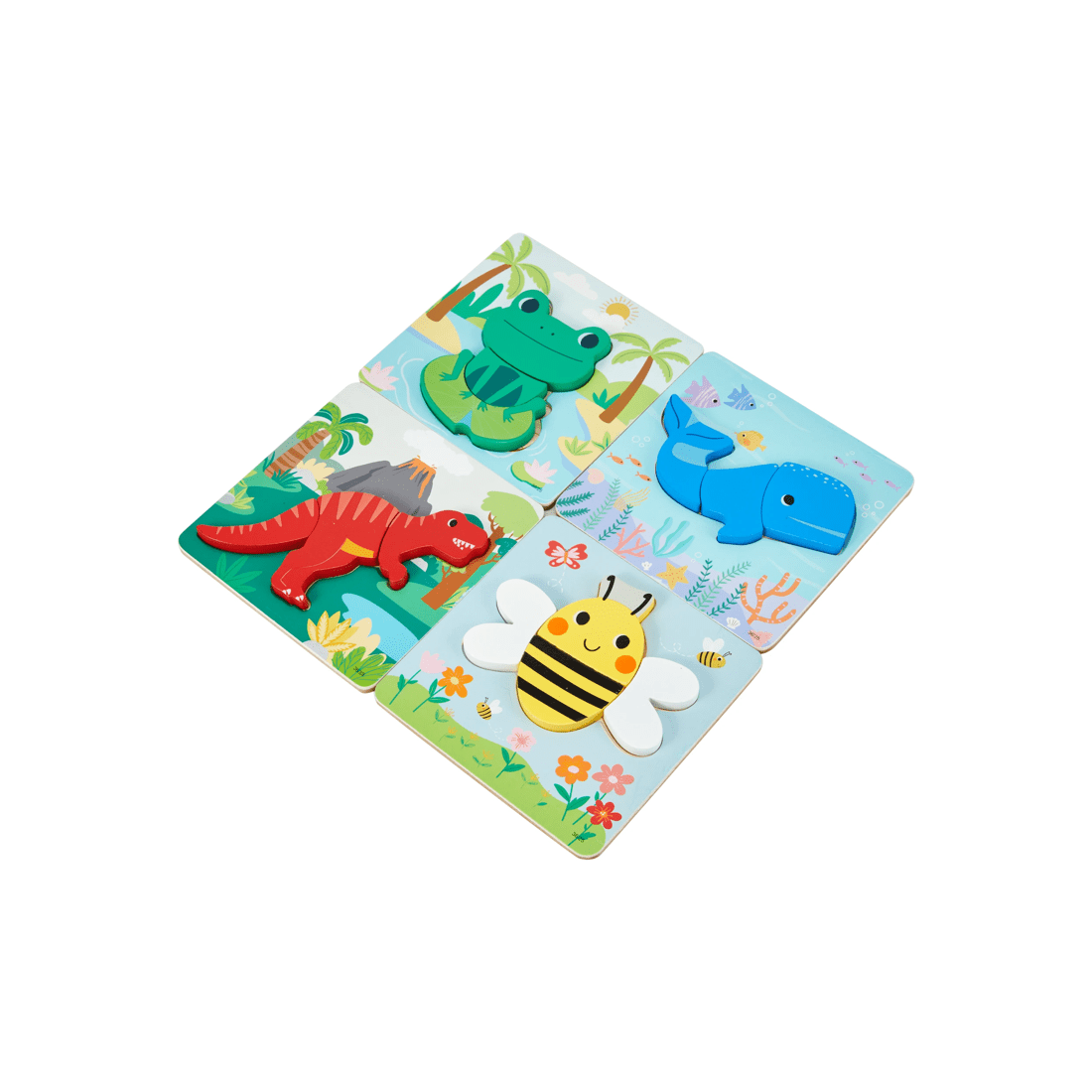 3 4 Pack My First Wooden Puzzle Set, 3 of 6