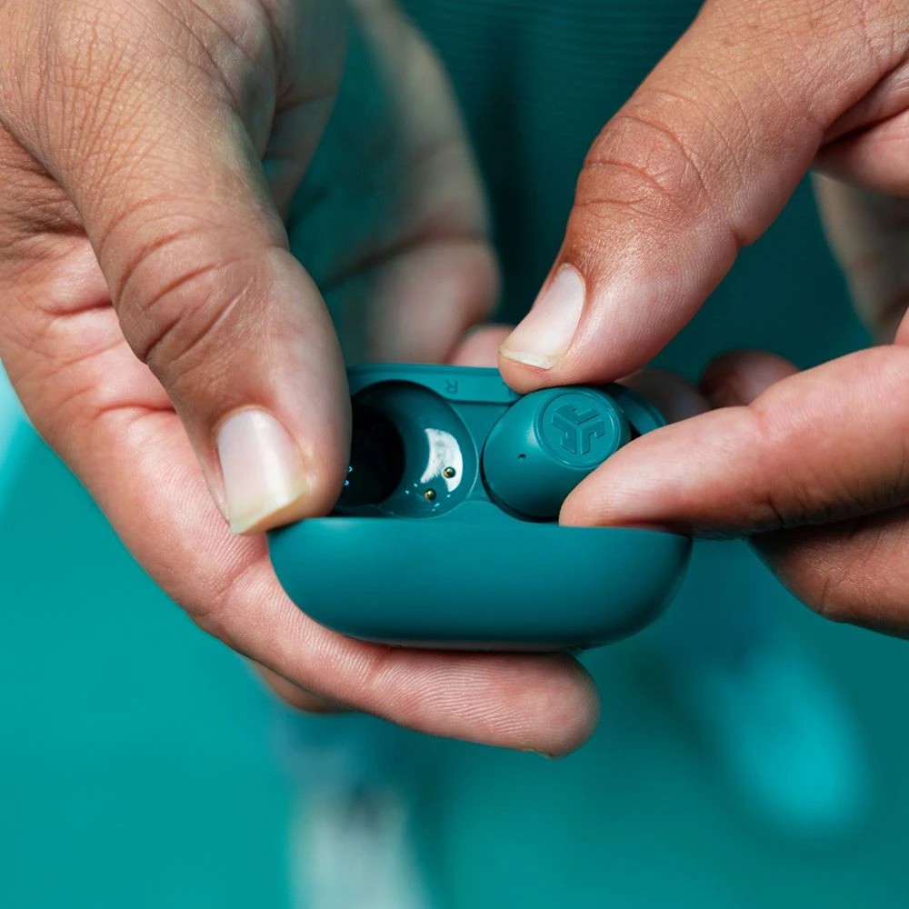 4 JLab Go Pop ANC True Wireless Earbuds Teal, 4 of 5
