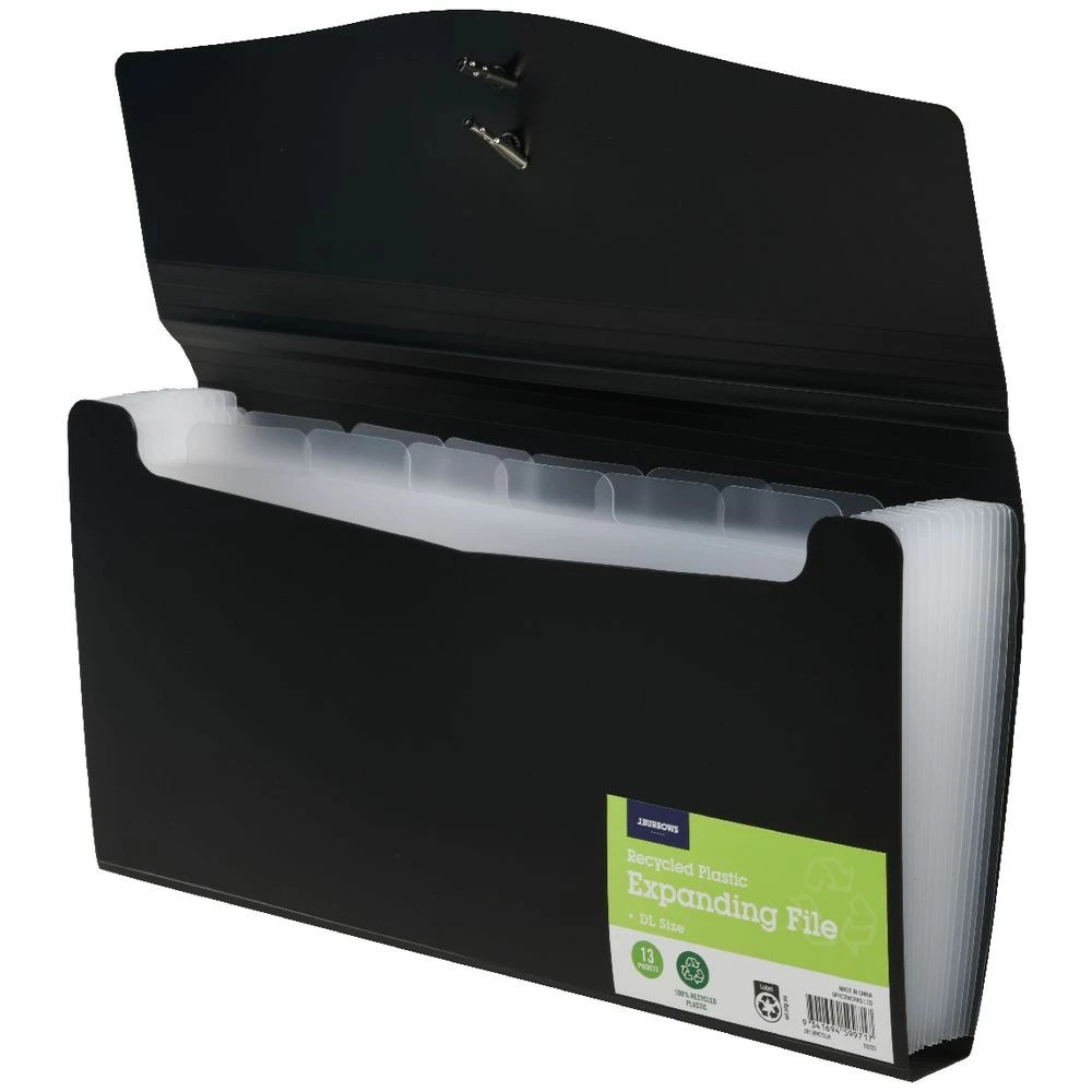 2 J.Burrows DL File 13 Pockets Black, 2 of 2