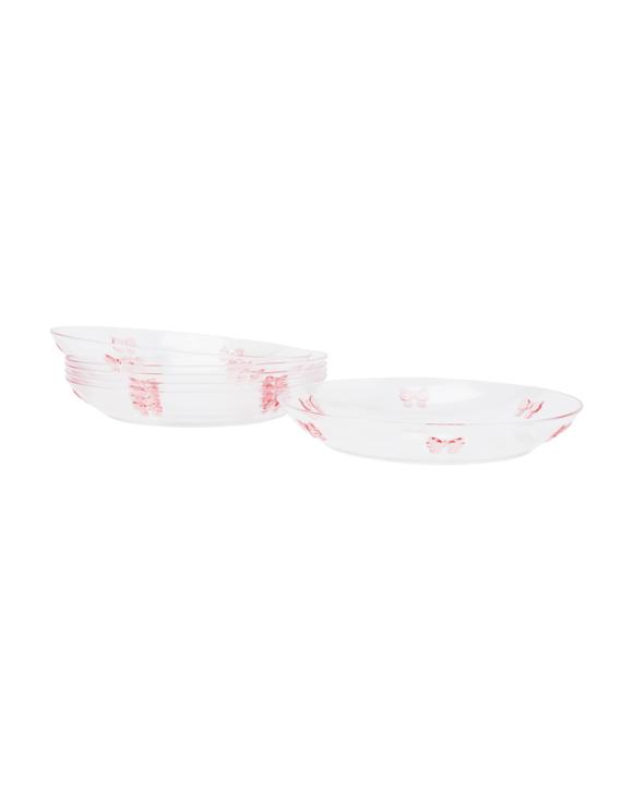 6 Piece Reusable Bow Icon Plates