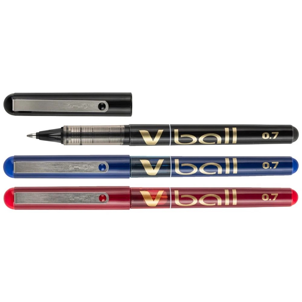 3 PILOT V Ball Fine Rollerball Pen 0.7mm Assorted 3Pk, 3 of 6