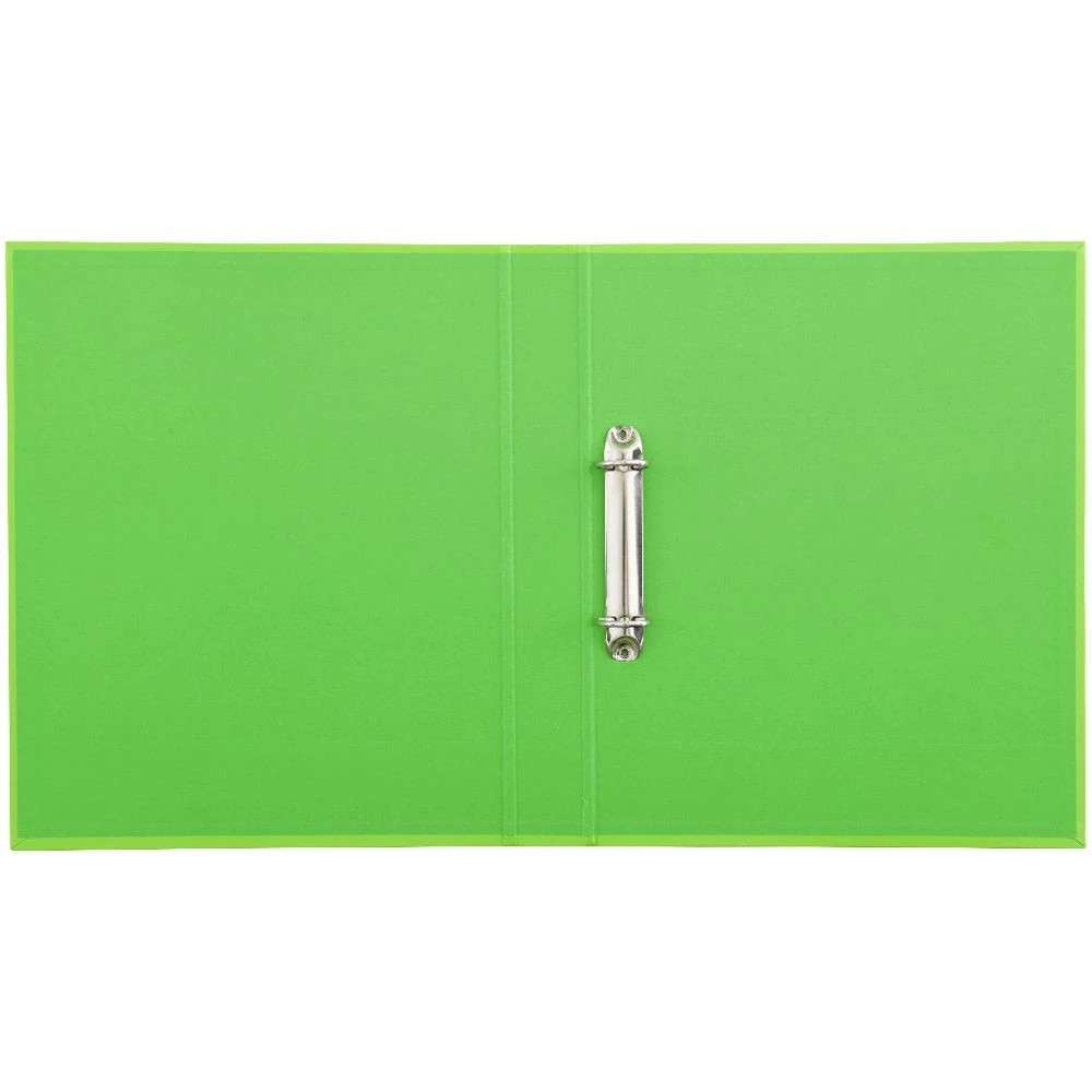 4 J.Burrows A4 Binder 2 D-Ring 25mm Gloss Green, 4 of 6