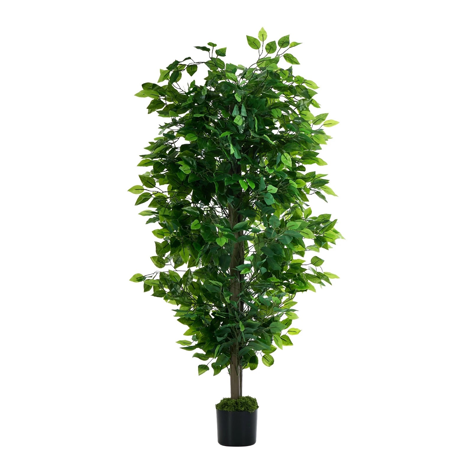 1 Livsip 150cm Artificial Ficus Tree Realistic Potted Faux Plant Home Decor, 1 of 8