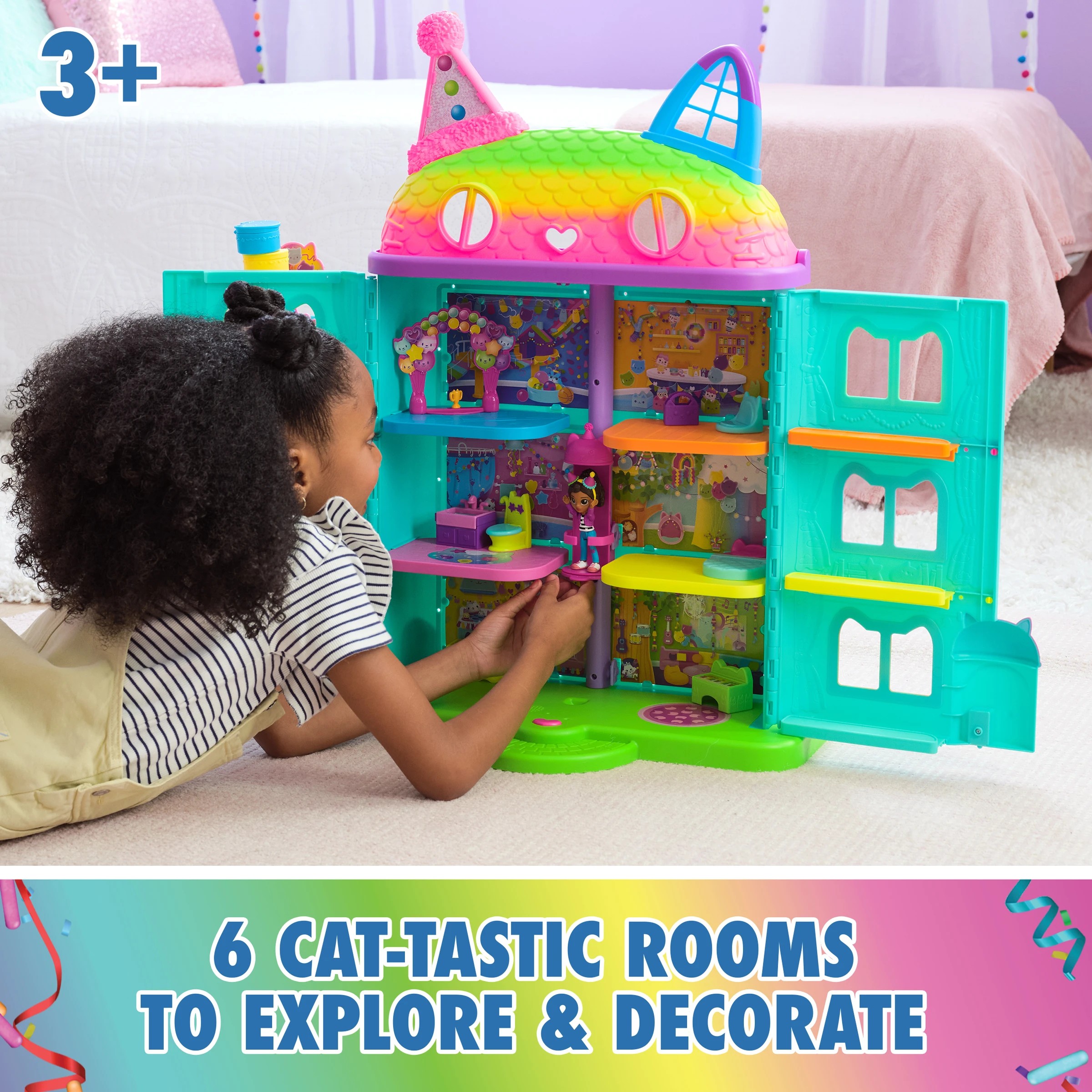 4 Gabby's Dollhouse Purrfect Dollhouse Celebration, 4 of 11