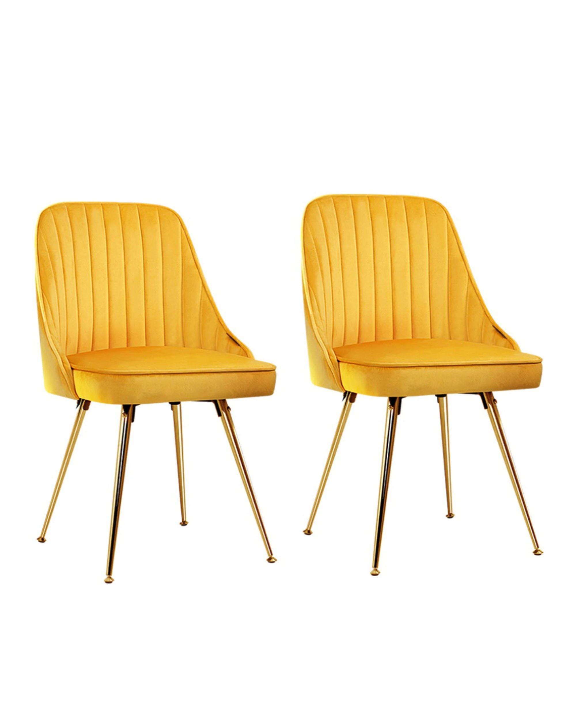1 Artiss Dining Chairs Set Of 2
 - Yellow, 1 of 7