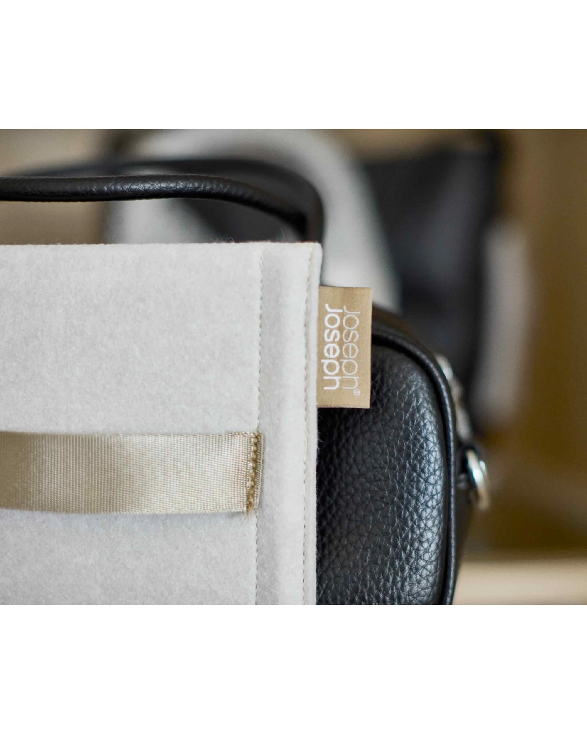 4 Joseph Joseph Orderly Multicompartment Handbag Organiser Soft Felt Dividers Ecru - Natural, 4 of 5
