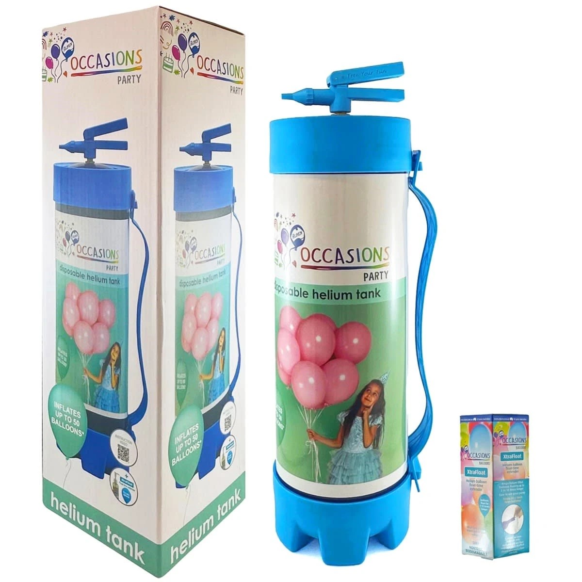 1 Alpen Occasions Helium Balloon Tank Kit - Large, 1 of 5